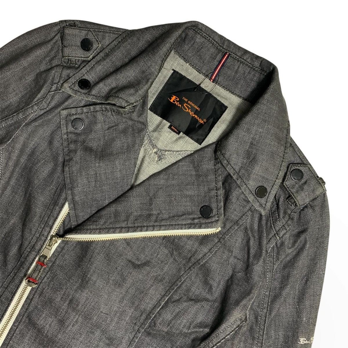 Ben Sherman Biker Jacket denim Ben sherman Size XS / US 0-2 / IT 36-38 - 2 Thumbnail