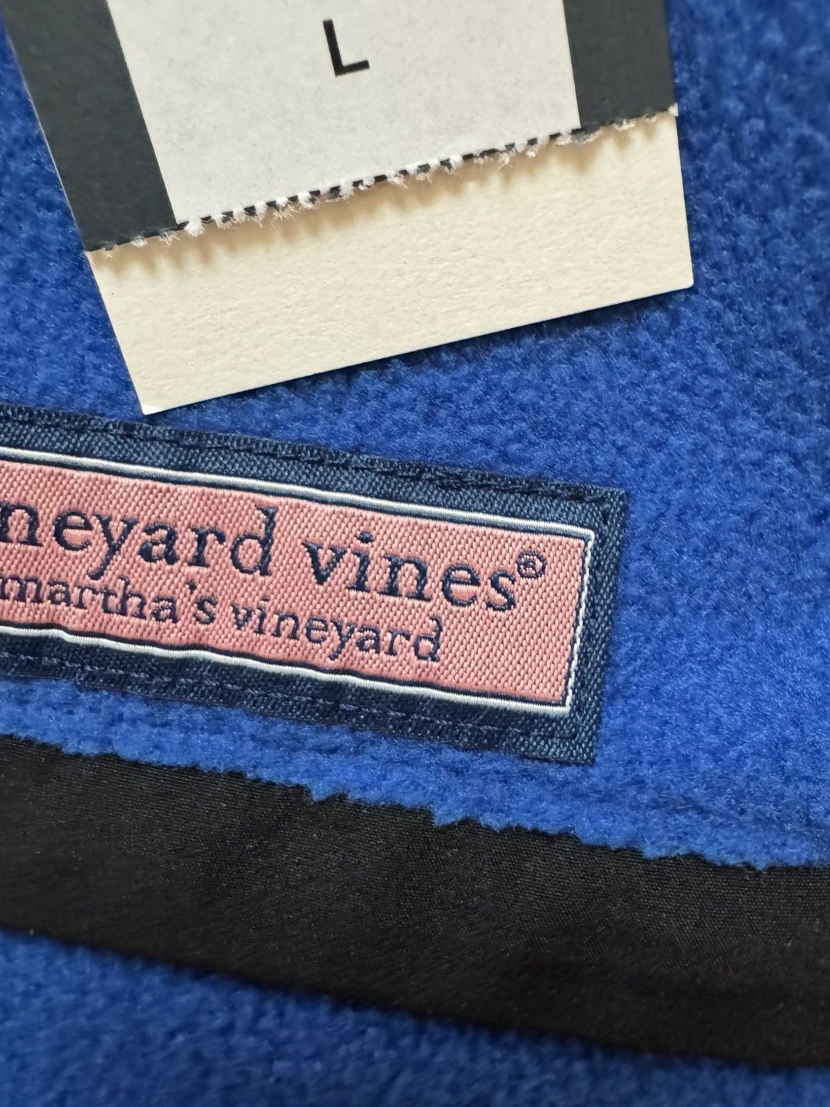 Vineyard Vines Blue and Black quarter button up vineyard vines brand new Size US L / EU 52-54 / 3 - 4 Thumbnail
