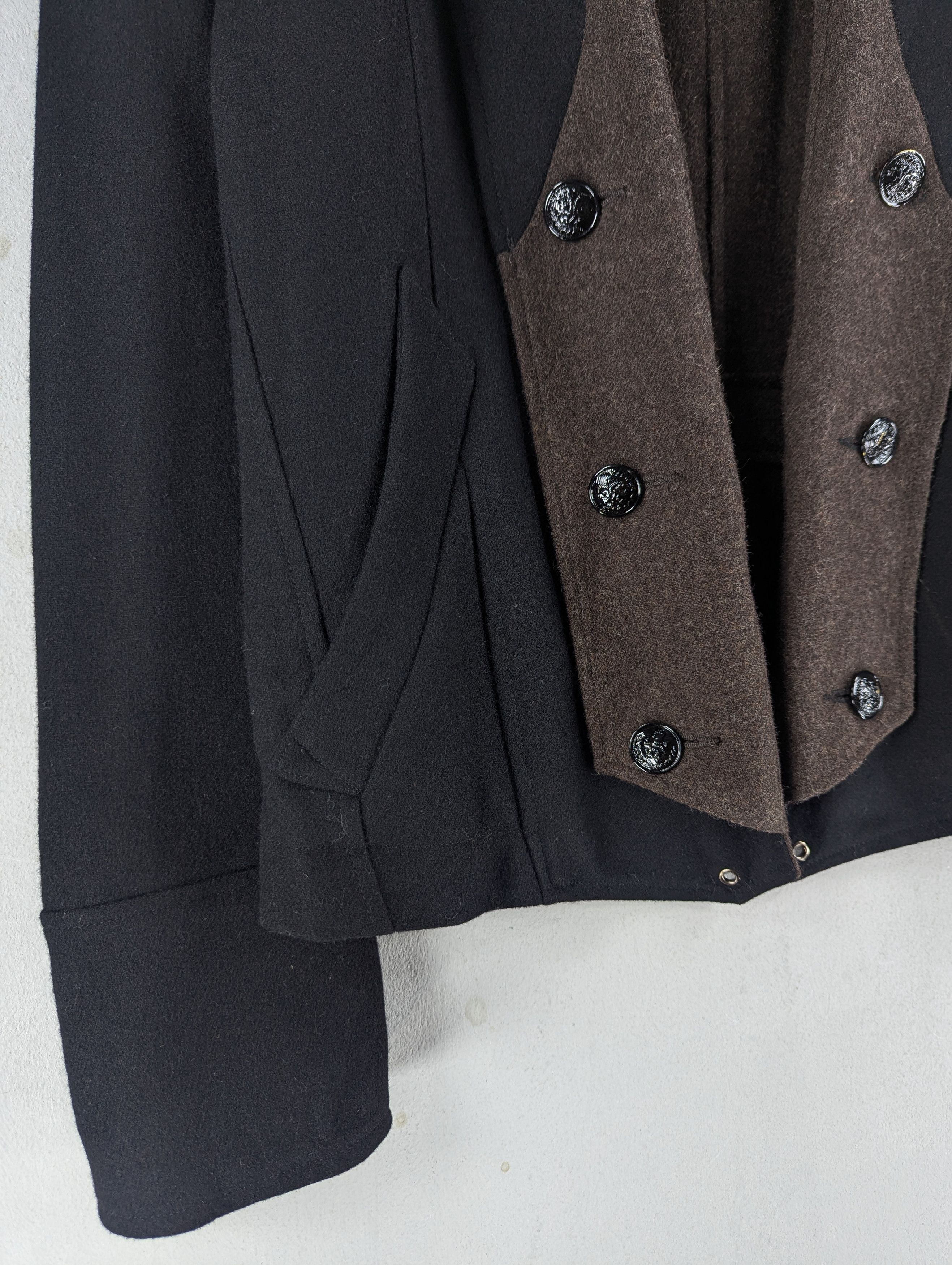 PPFM PPFM Double Collar Reversible Wool Hooded Jacket Size US L / EU 52-54 / 3 - 6 Thumbnail