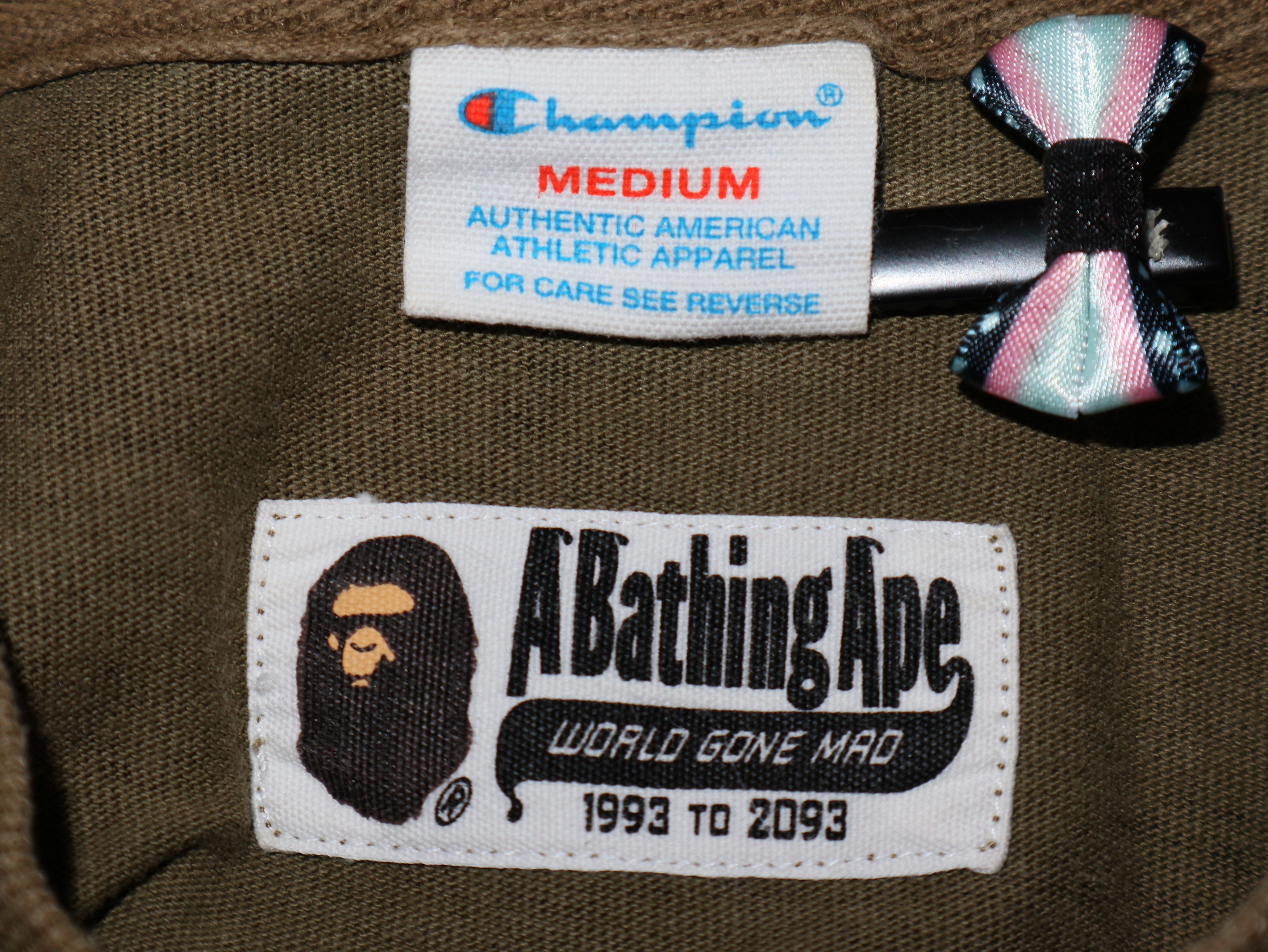 Bape × Champion Bape x Champion 1st Camo College Tee Size US M / EU 48-50 / 2 - 4 Thumbnail