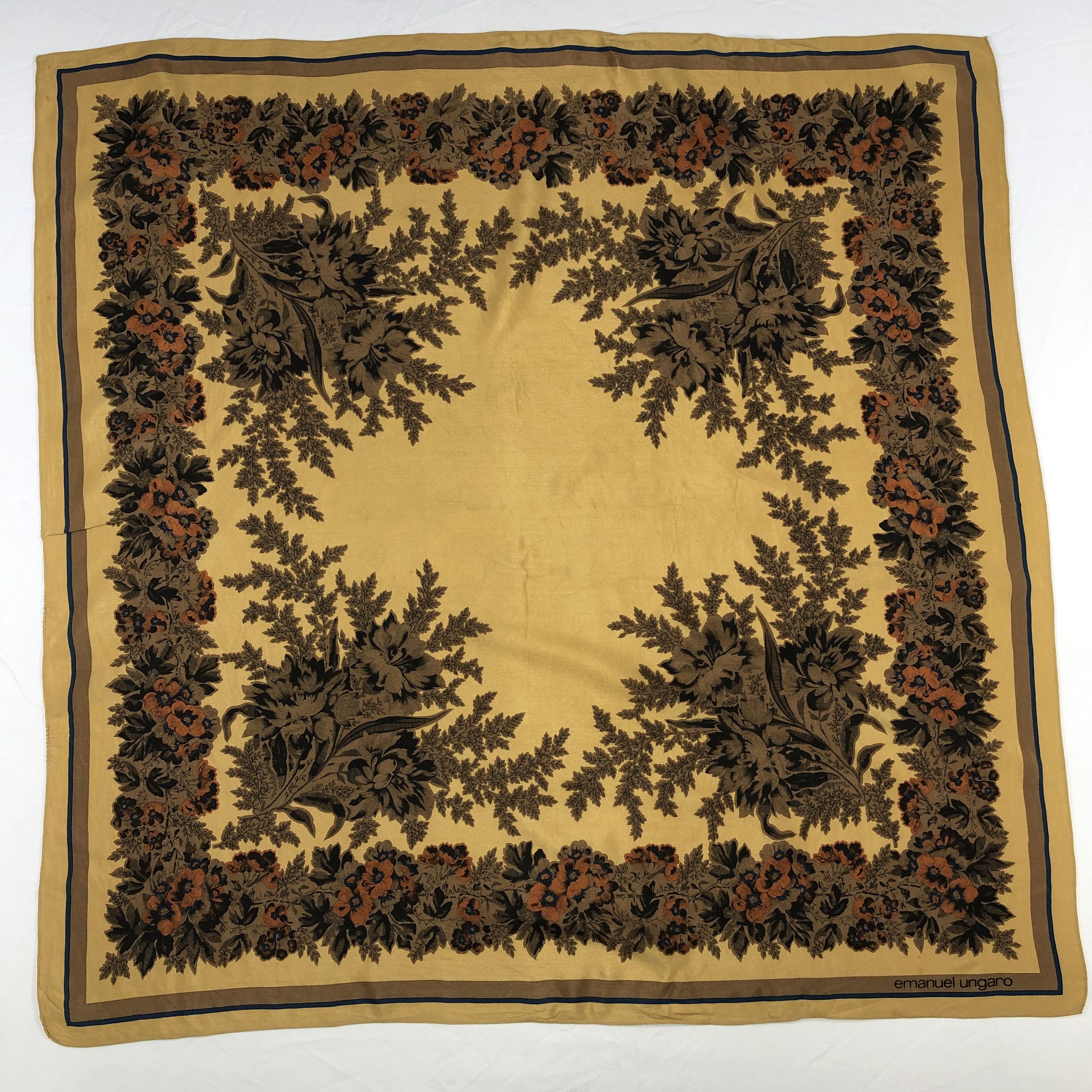 Emanuel Ungaro Vintage Emanuel Ungaro Silk Scarf Size ONE SIZE - 2 Thumbnail