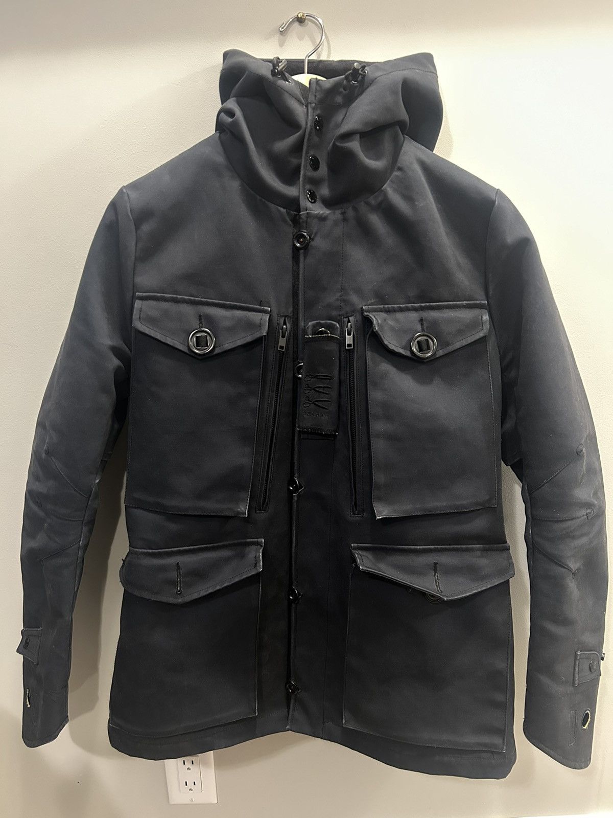 DENHAM Denham Mac Station Mackintosh Divesuit Military Jacket Size US M / EU 48-50 / 2 - 1 Thumbnail