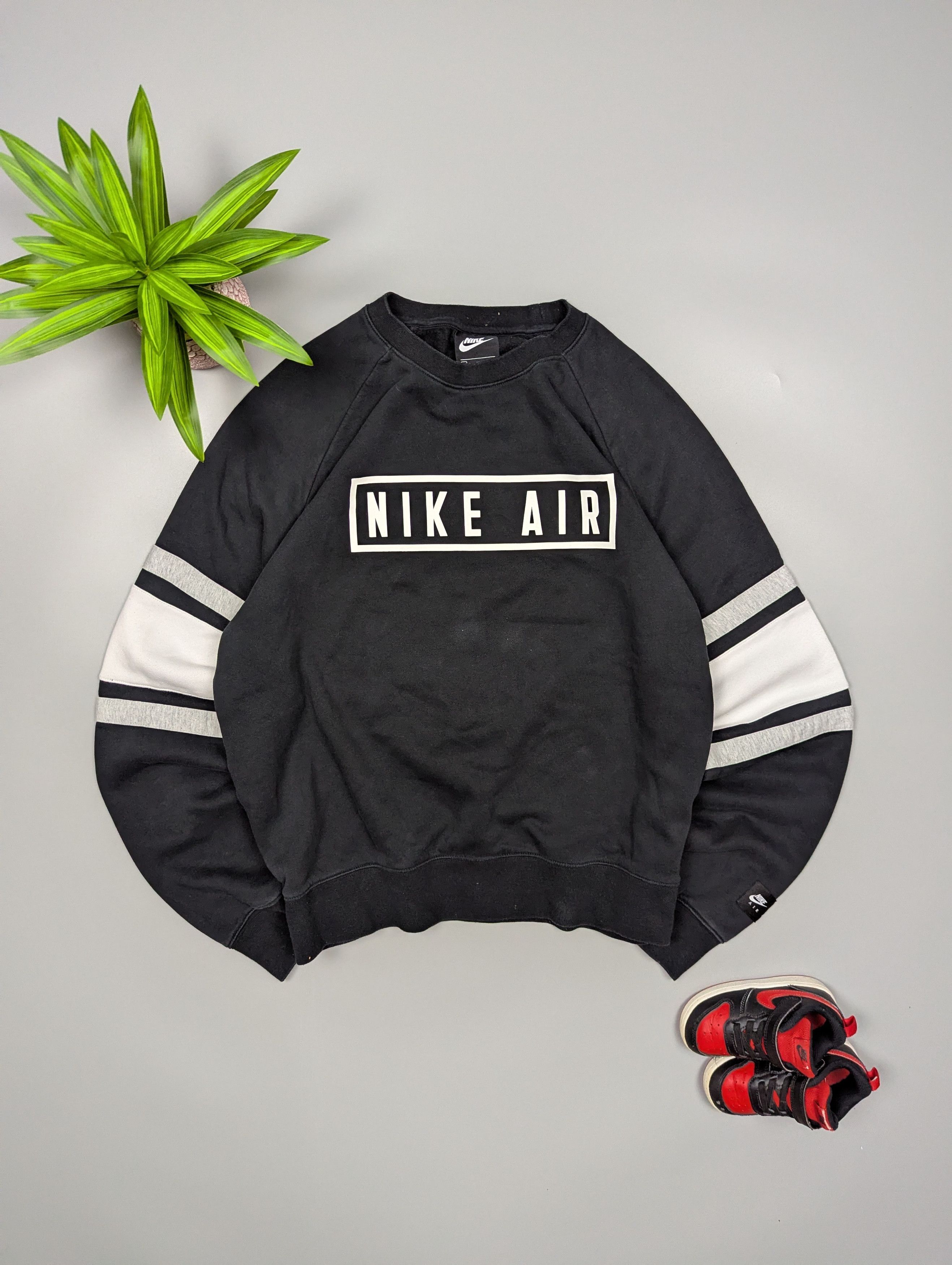 Nike Nike Air Men's Black Pullover Sweatshirt Size M Size US M / EU 48-50 / 2 - 1 Thumbnail
