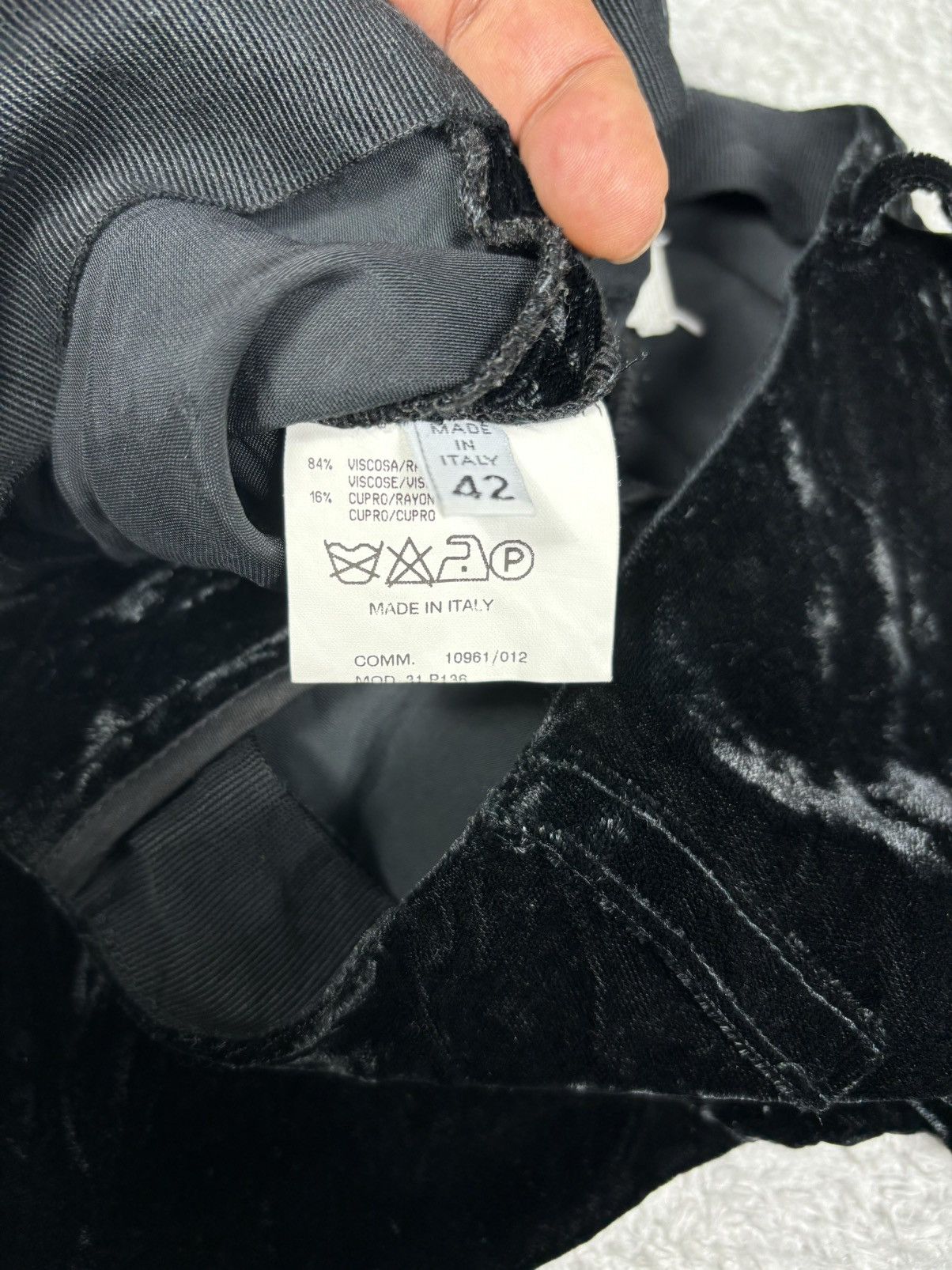 Maison Margiela Maison Margiela Velour Pants. S0255 Size 28" / US 6 / IT 42 - 7 Thumbnail
