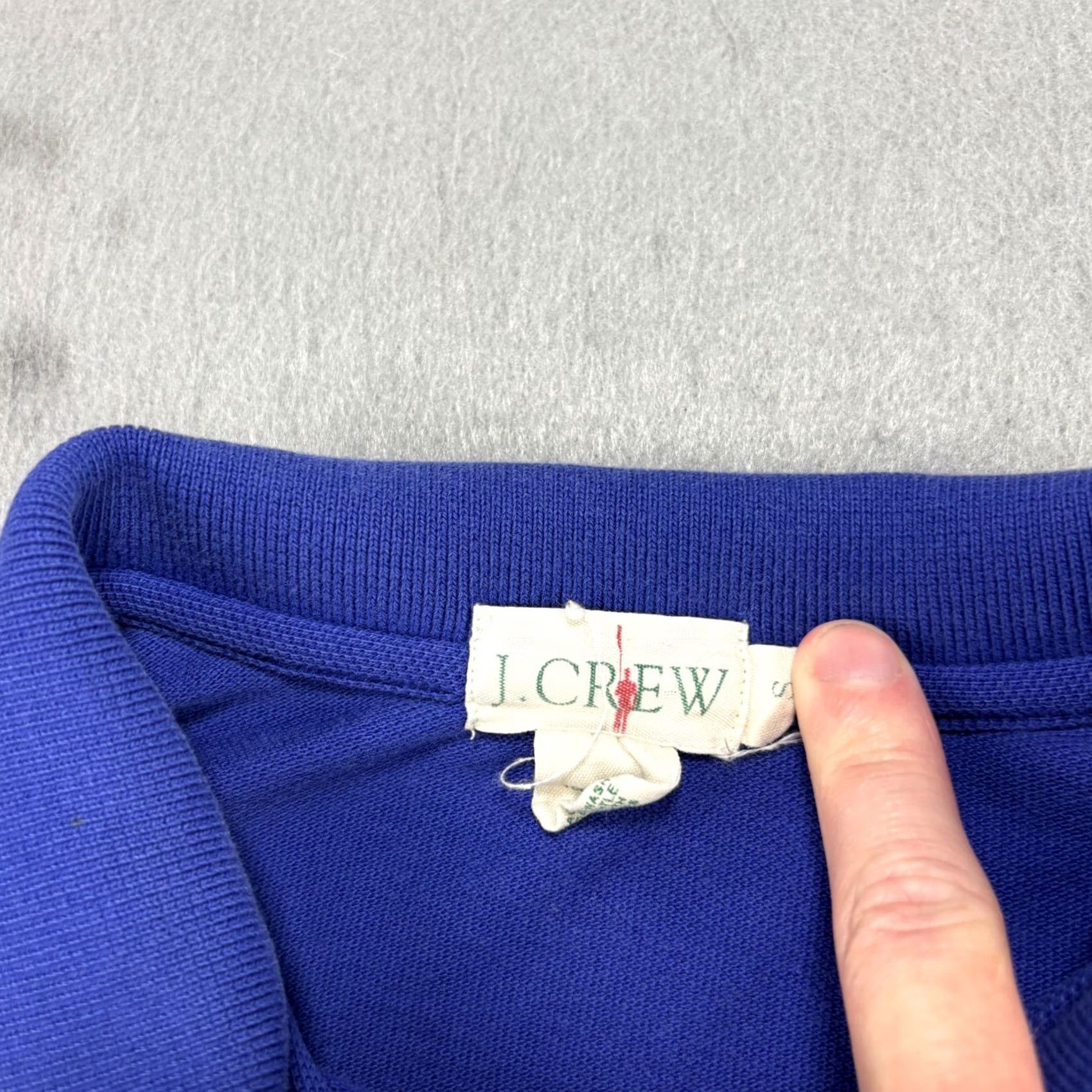 J.Crew VINTAGE J.CREW Polo Shirt Mens Small Blue Oarsman Short Sleeve Preppy 90s Polo Mens Small Blue 90s Preppy Shirt Size US S / EU 44-46 / 1 - 7 Thumbnail
