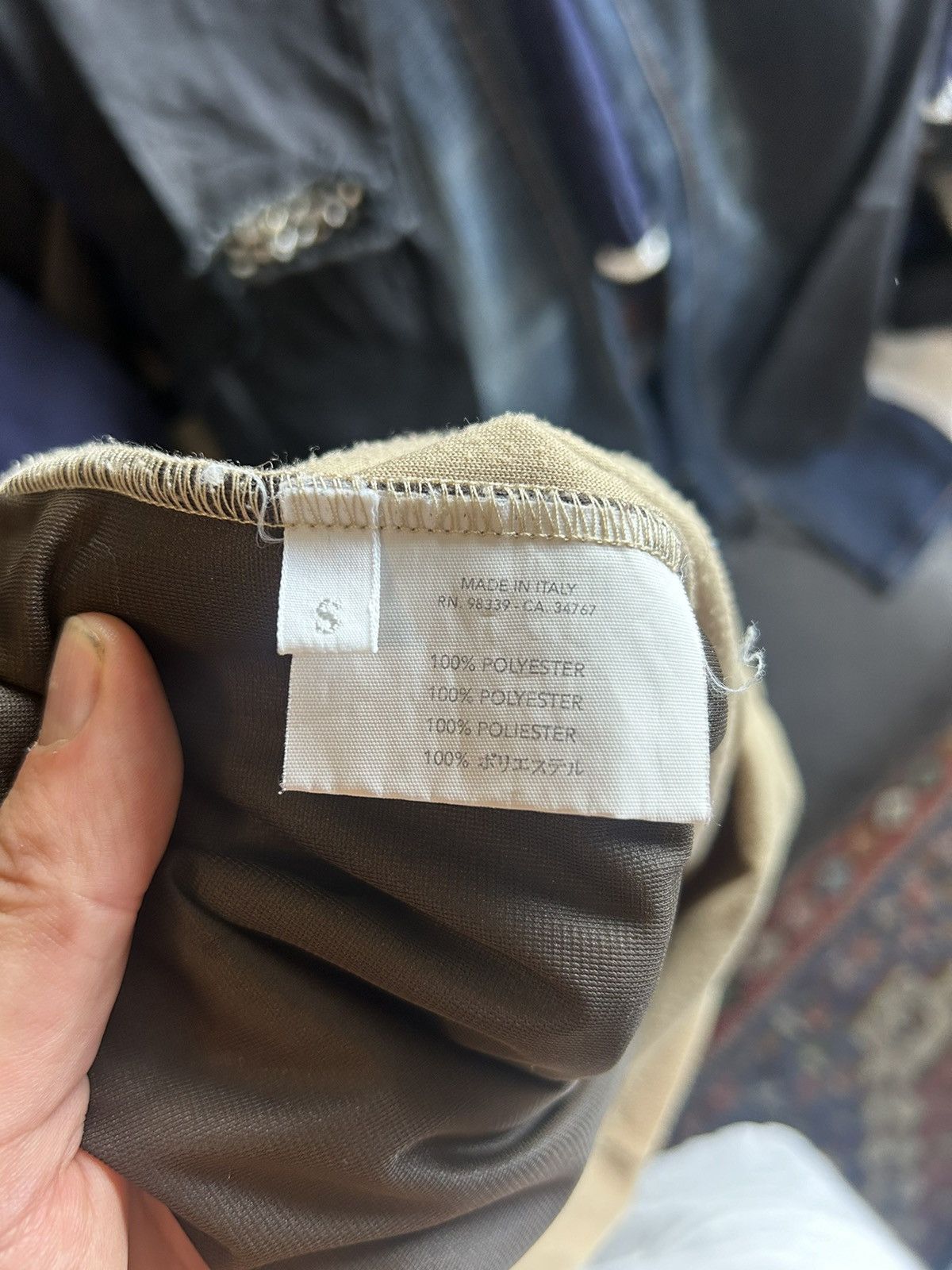 Prada Prada Beige Fleece Turtleneck, Size S Size US S / EU 44-46 / 1 - 12 Thumbnail
