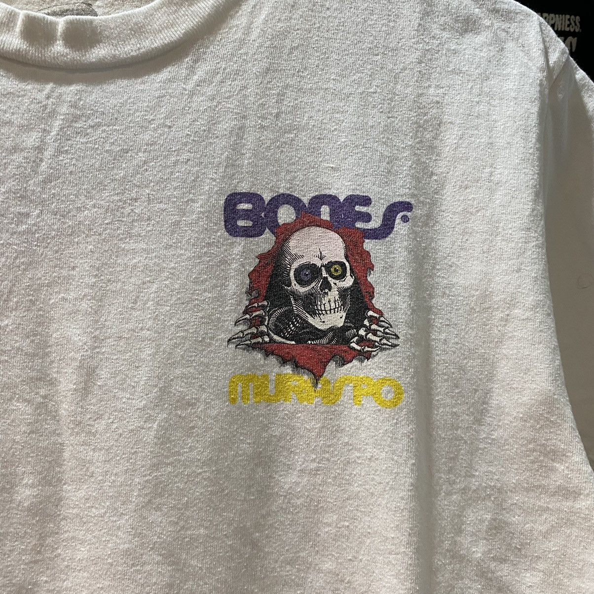Bones Powell Peralta Bones Skeleton Iconic Skate Tee Size US M / EU 48-50 / 2 - 6 Thumbnail