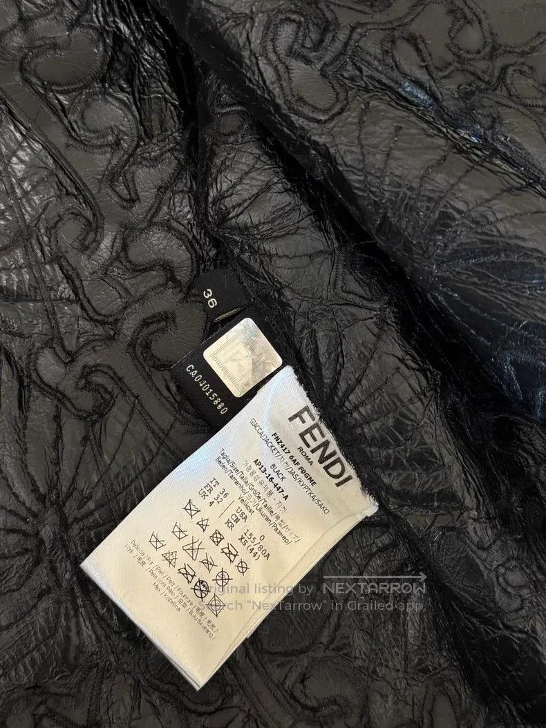 Fendi Fendi Heavy Embroidered Mink Fur Coat Size XXS / US 00 / IT 34 - 5 Thumbnail
