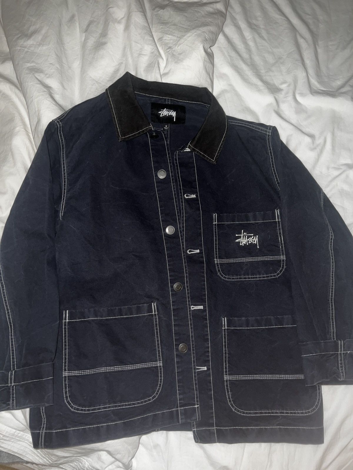 Stussy Stussy 2022 Denim Jacket Size US M / EU 48-50 / 2 - 1 Thumbnail