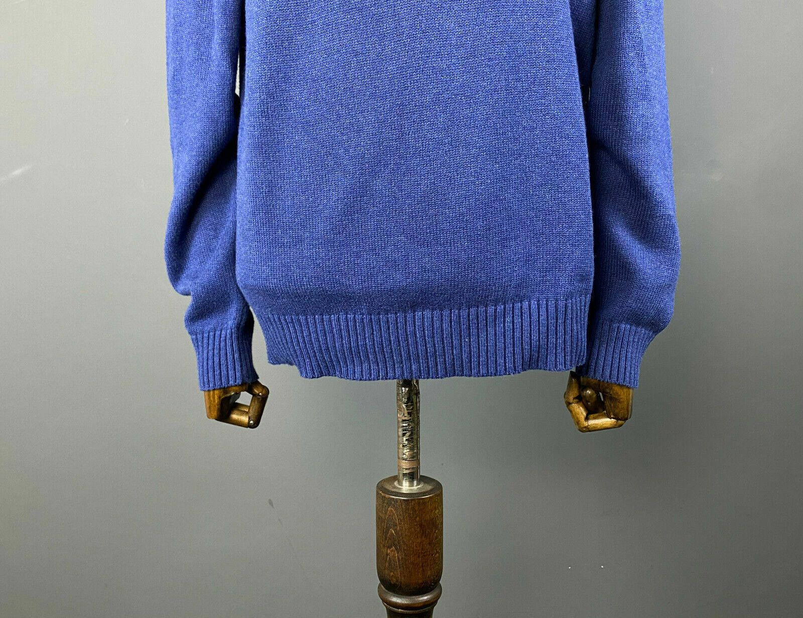 Polo Ralph Lauren Men Polo Ralph Lauren Blue Crew Neck Knit Sweater Size XL Size US XL / EU 56 / 4 - 3 Thumbnail