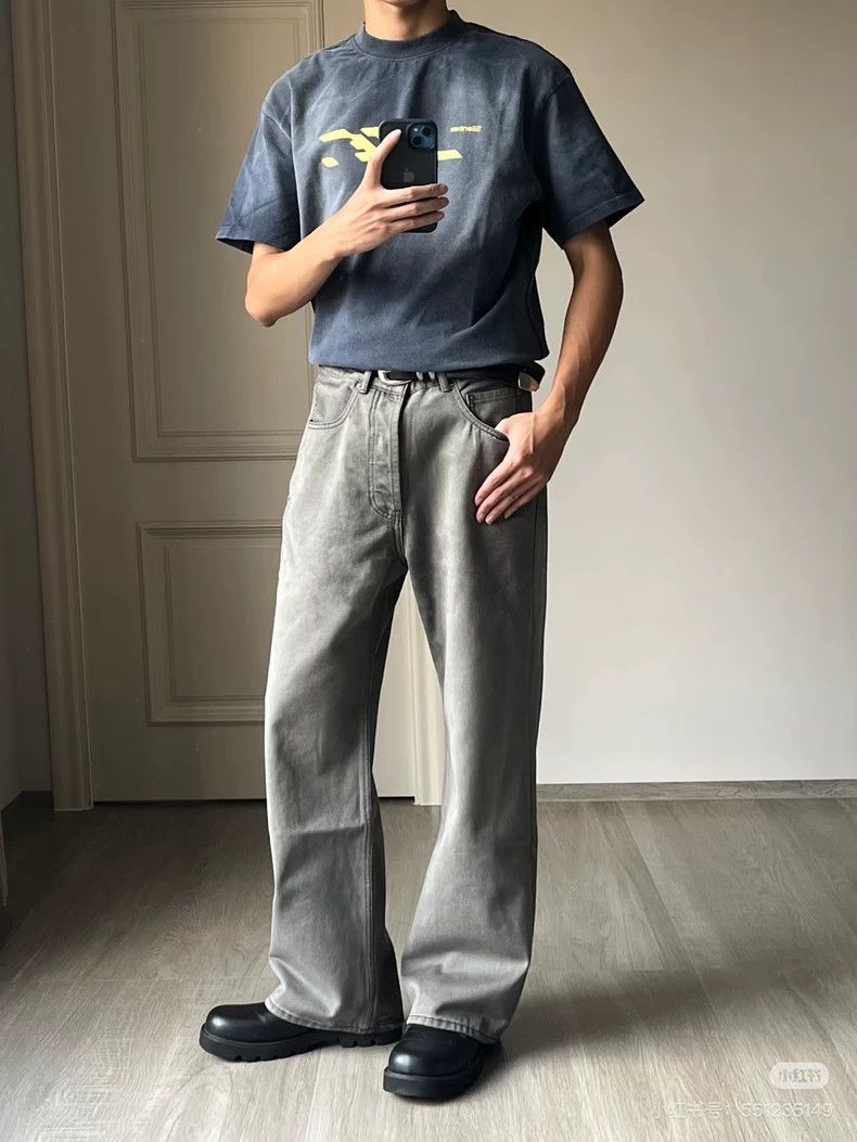 Acne Studios acne studios Washed grey jeans Size US 27 - 2 Thumbnail