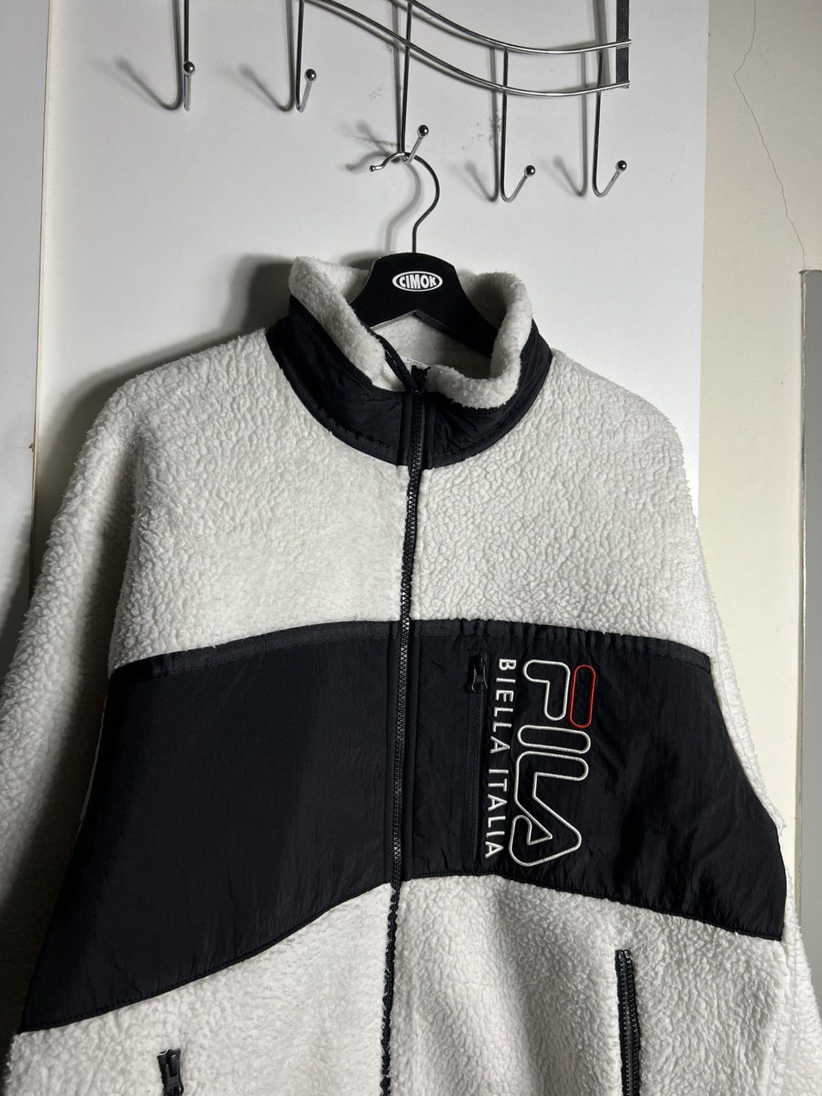 Fila × Vintage Vintage Fila Fleece Sherpa Jacket Size US XL / EU 56 / 4 - 2 Thumbnail