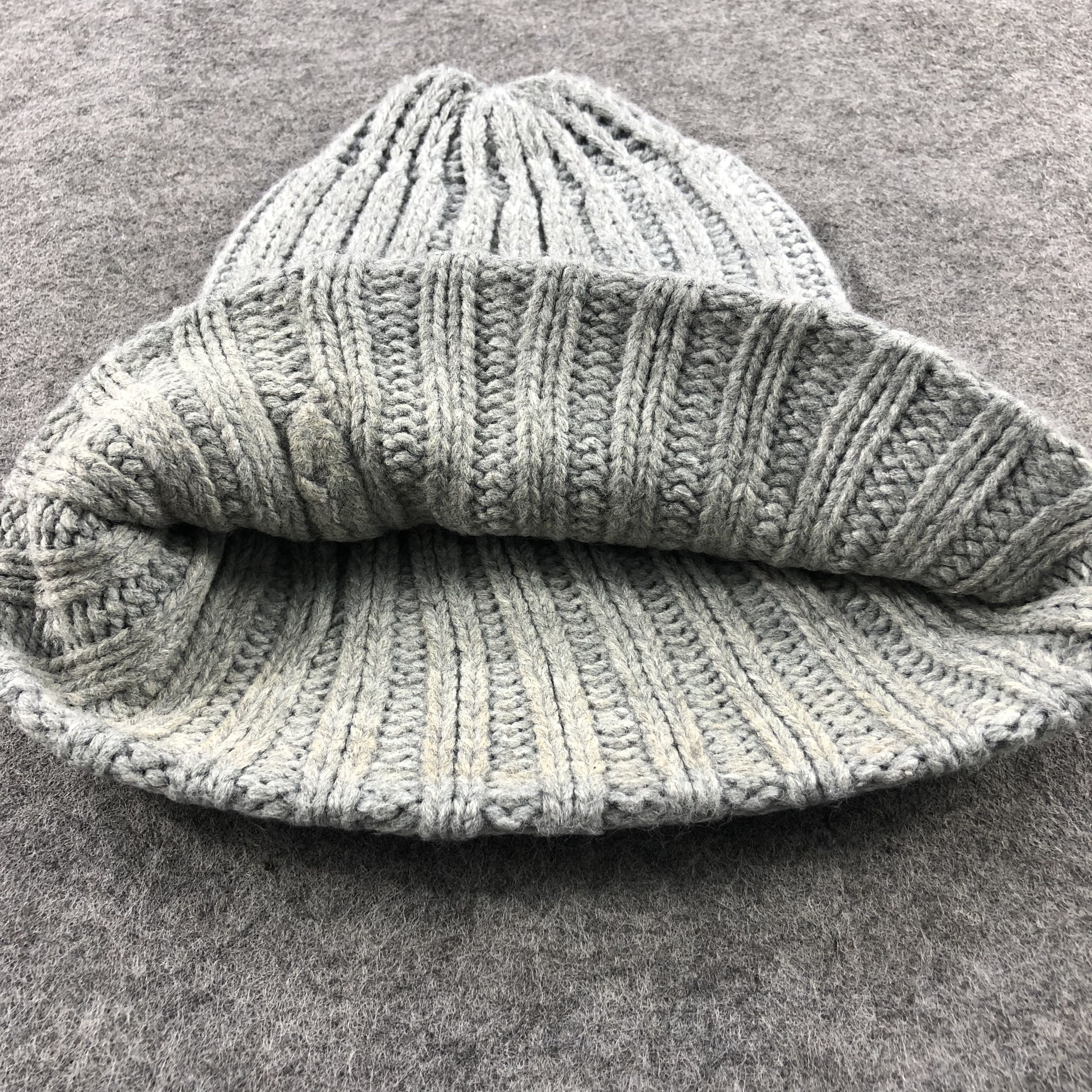Vintage Neo Folklore Grey Beanie Snowcap Snow Hat B417 Size ONE SIZE - 7 Thumbnail