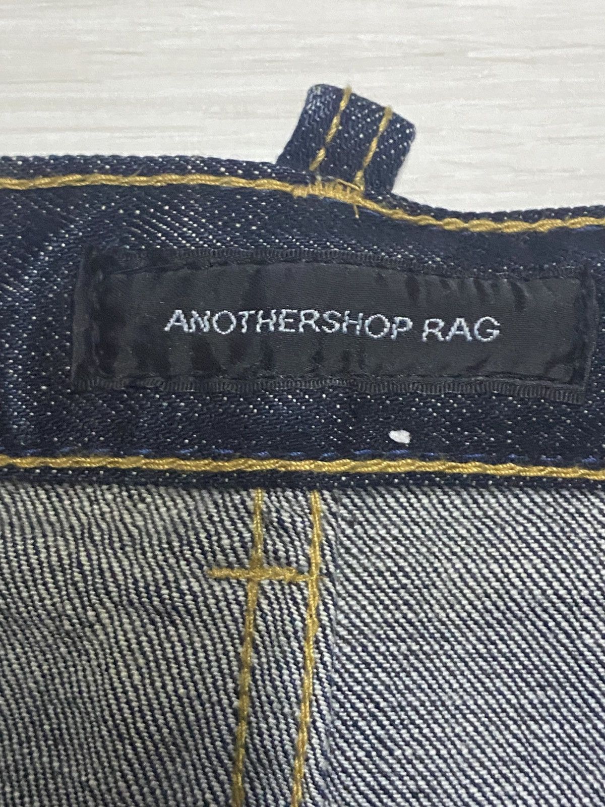Japanese Brand Vintage AnotherShop Rag Paint Splatter Faded Skinny Jeans Size US 31 - 15 Thumbnail