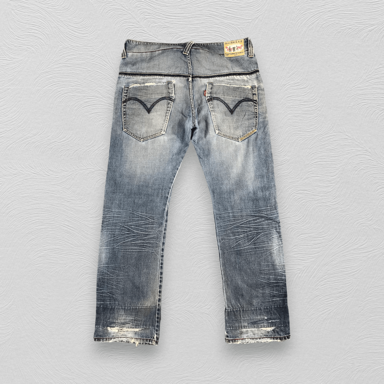 Levi's Vintage Levis San Francisco Jeans Faded Blue Denim KJ456 Size US 34 / EU 50 - 2 Thumbnail