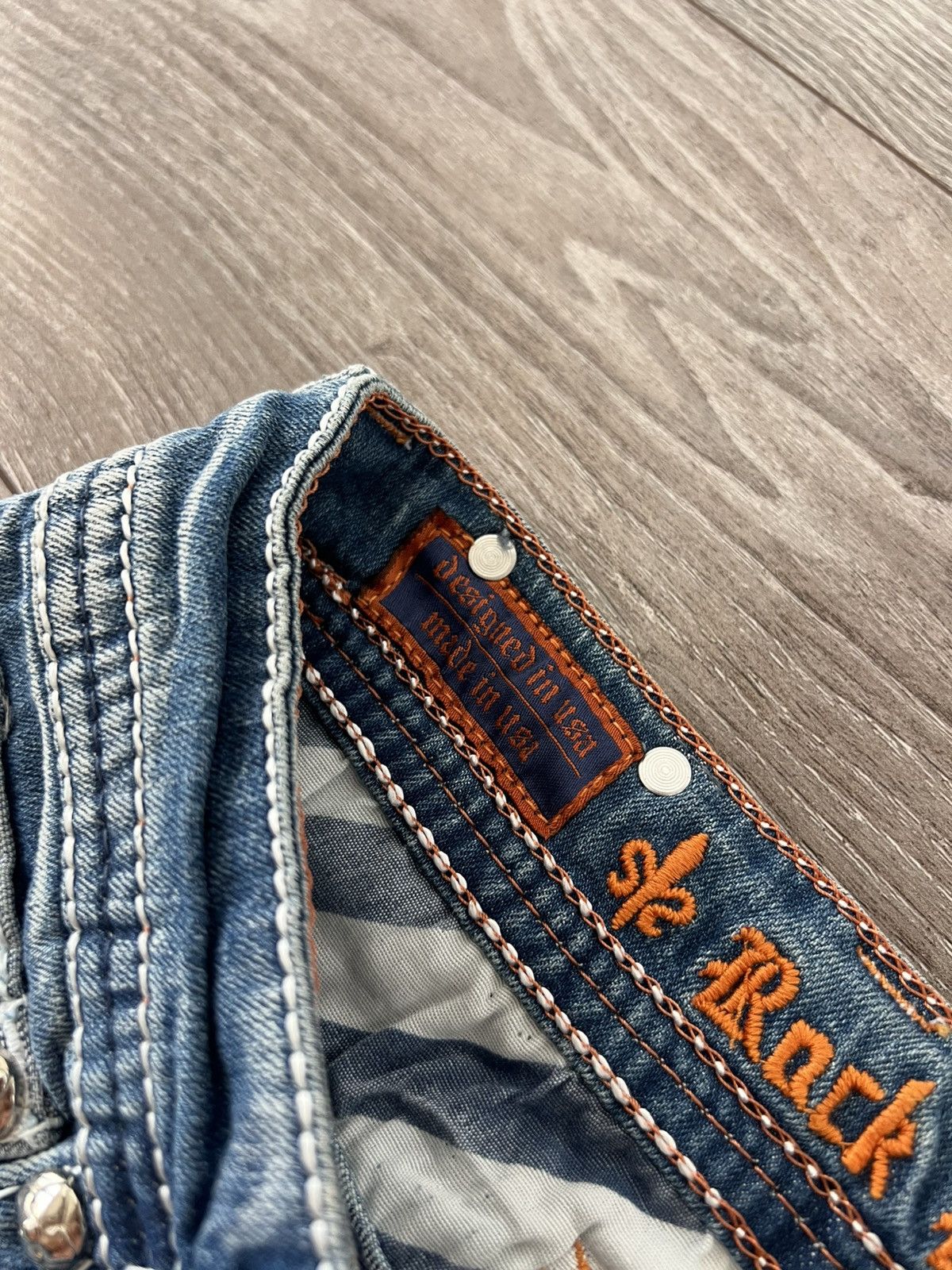 Rock Revival ‼️New Rock Revival Made in USA RRP:210€ Selvage Jeans Size US 28 / EU 44 - 22 Thumbnail
