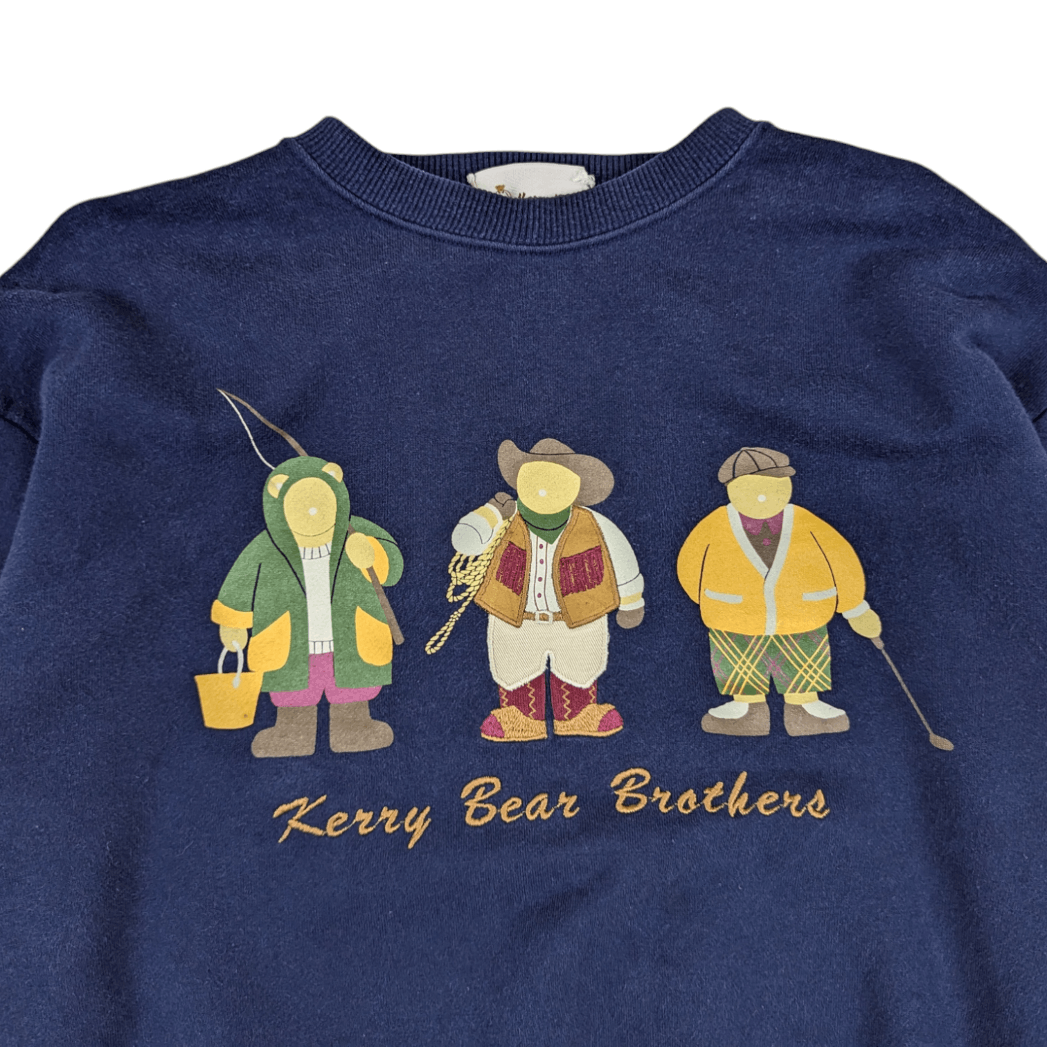 Japanese Brand Vintage Japan KERRY BEAR Brothers Hunting Fishing Sweatshirt Size L / US 10 / IT 46 - 4 Thumbnail
