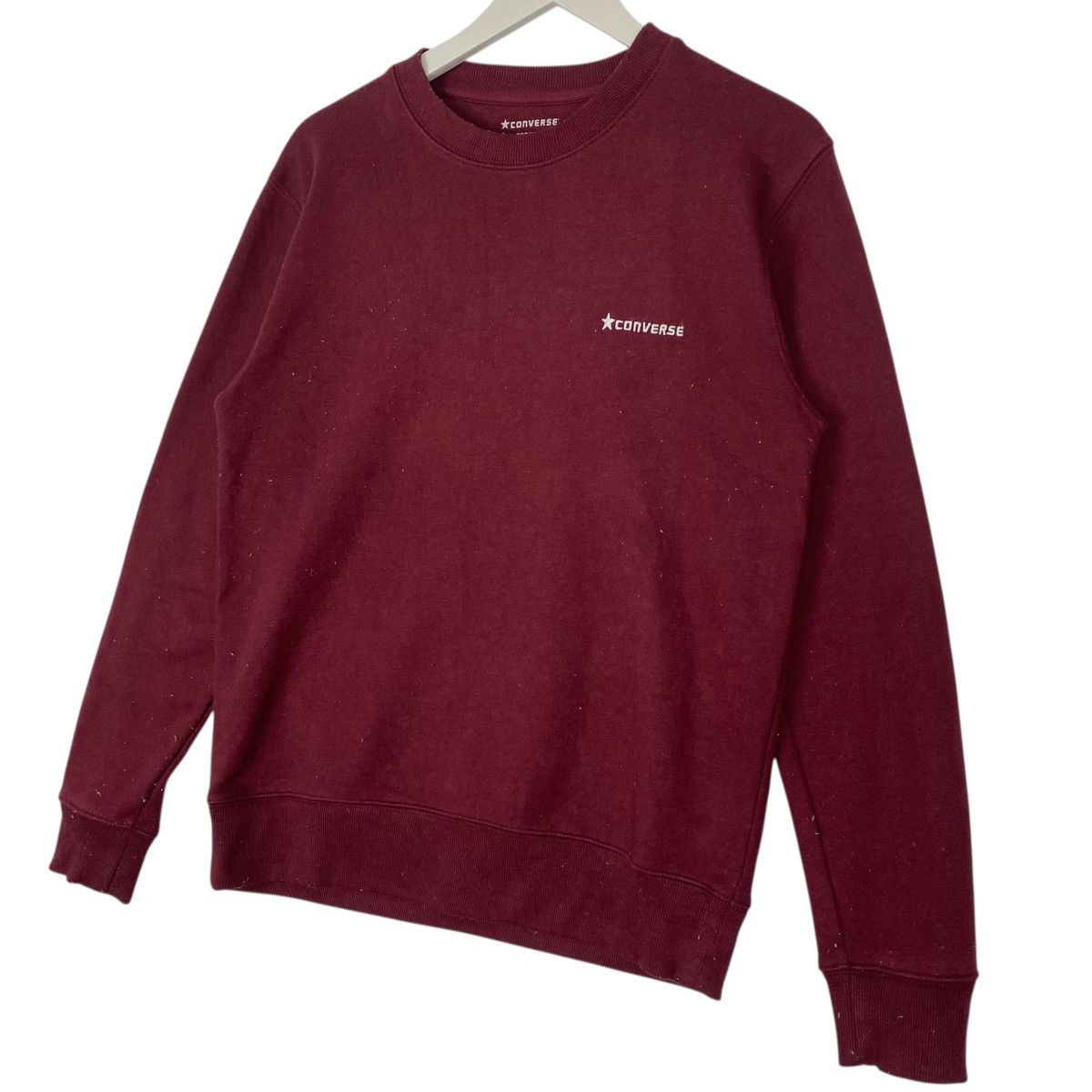 Other Vintage Converse All Star Crewneck Sweatshirt Red Size M Size US M / EU 48-50 / 2 - 2 Thumbnail
