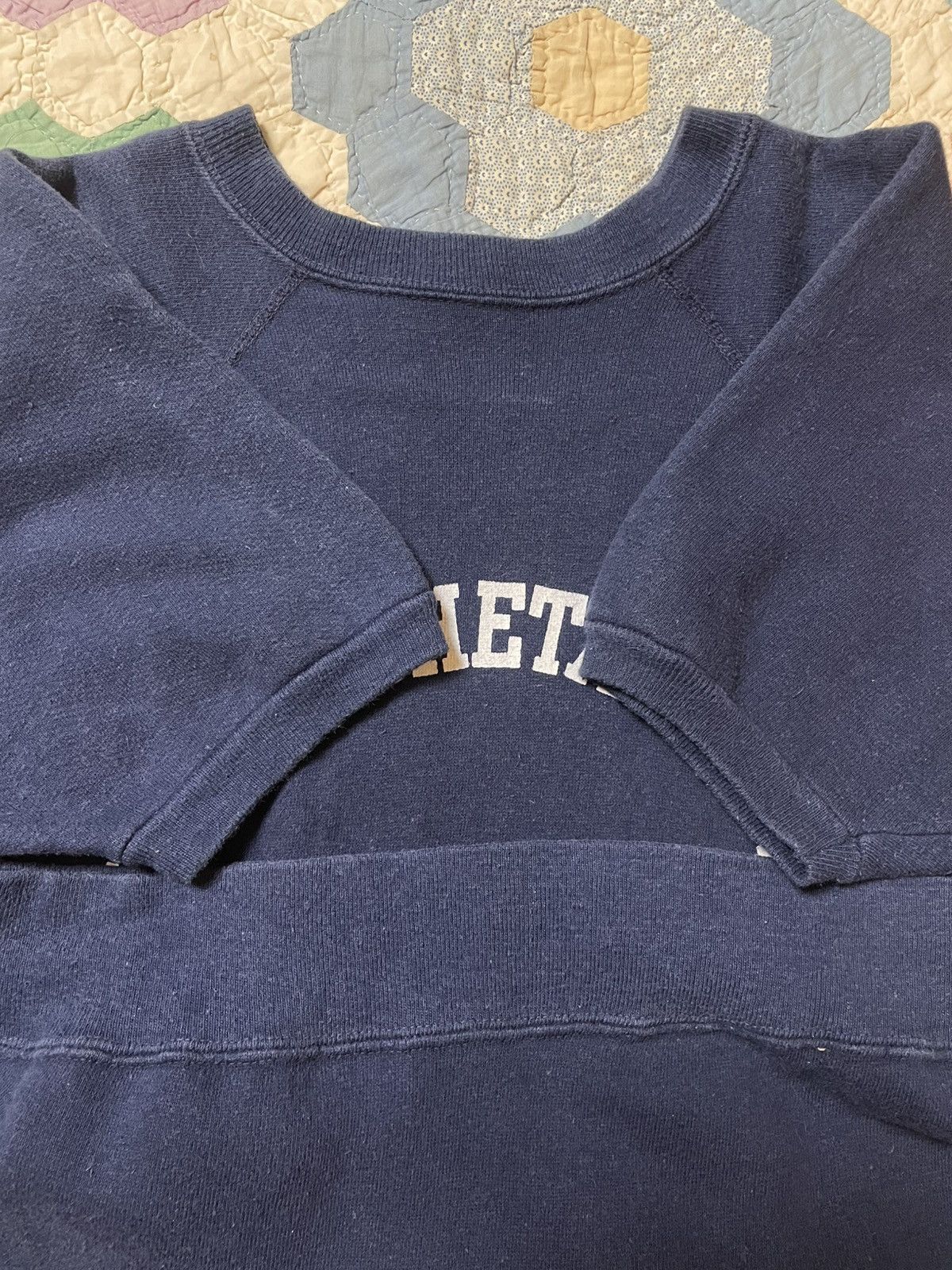 Japanese Brand × Vintage 1970s Kappa Theta Kappa Short-sleeve Raglan Sweatshirt Size US M / EU 48-50 / 2 - 5 Thumbnail