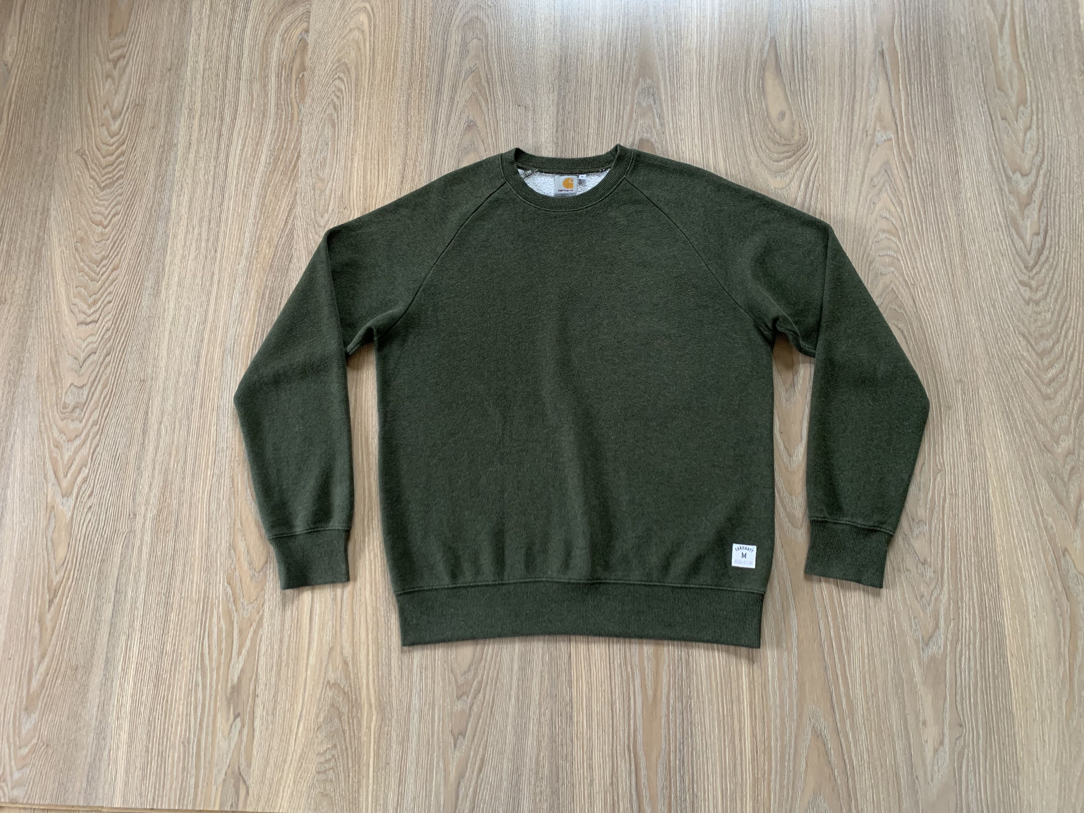Carhartt × Vintage Carhartt Holbrook Khaki Cotton Sweater Size US M / EU 48-50 / 2 - 13 Thumbnail