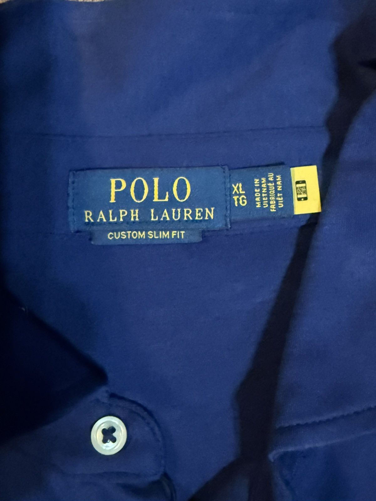 Polo Ralph Lauren Blue Polo Collar Shirt Size US XL / EU 56 / 4 - 3 Thumbnail