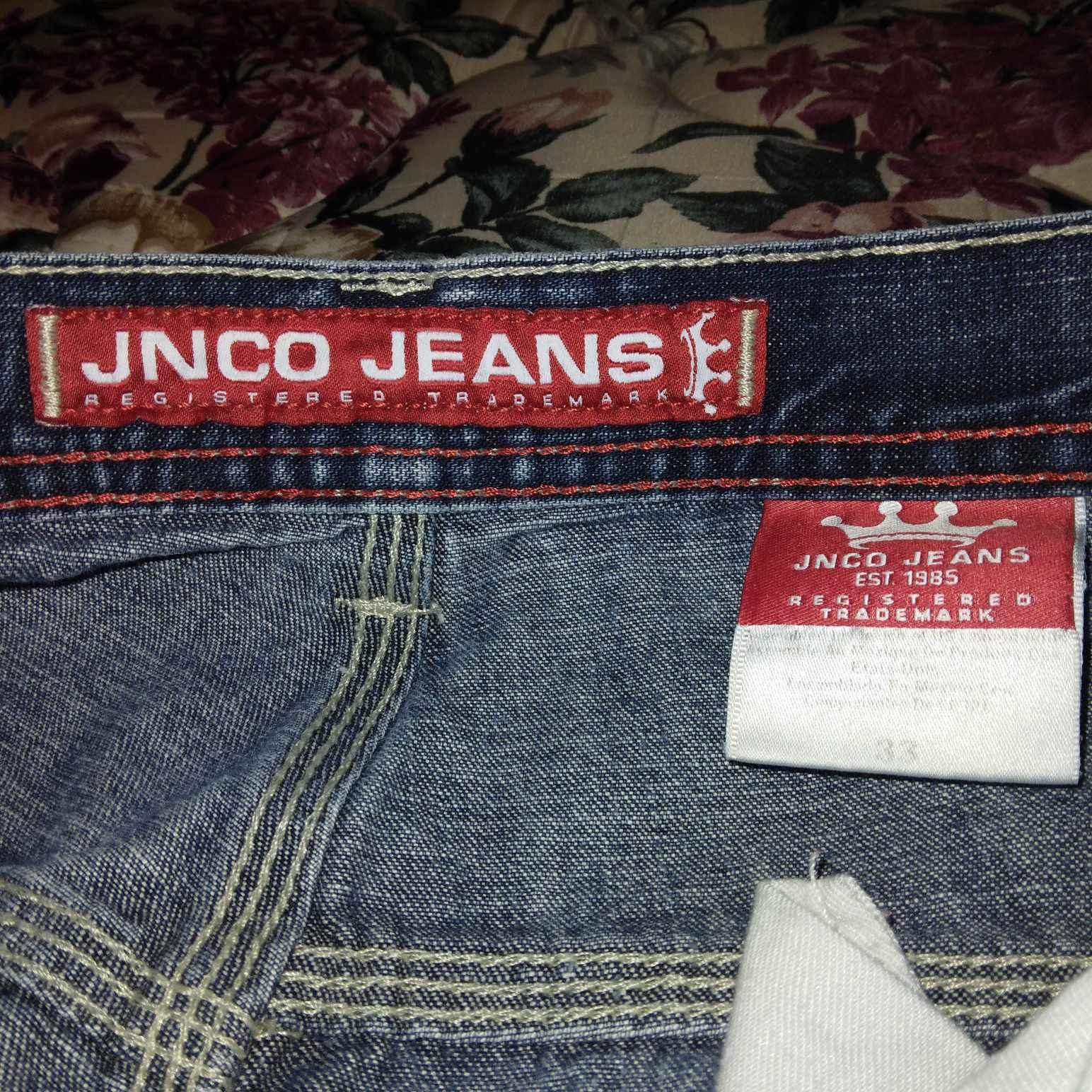 JNCO JNCO Red Crown Jean Shorts Size US 33 - 3 Thumbnail