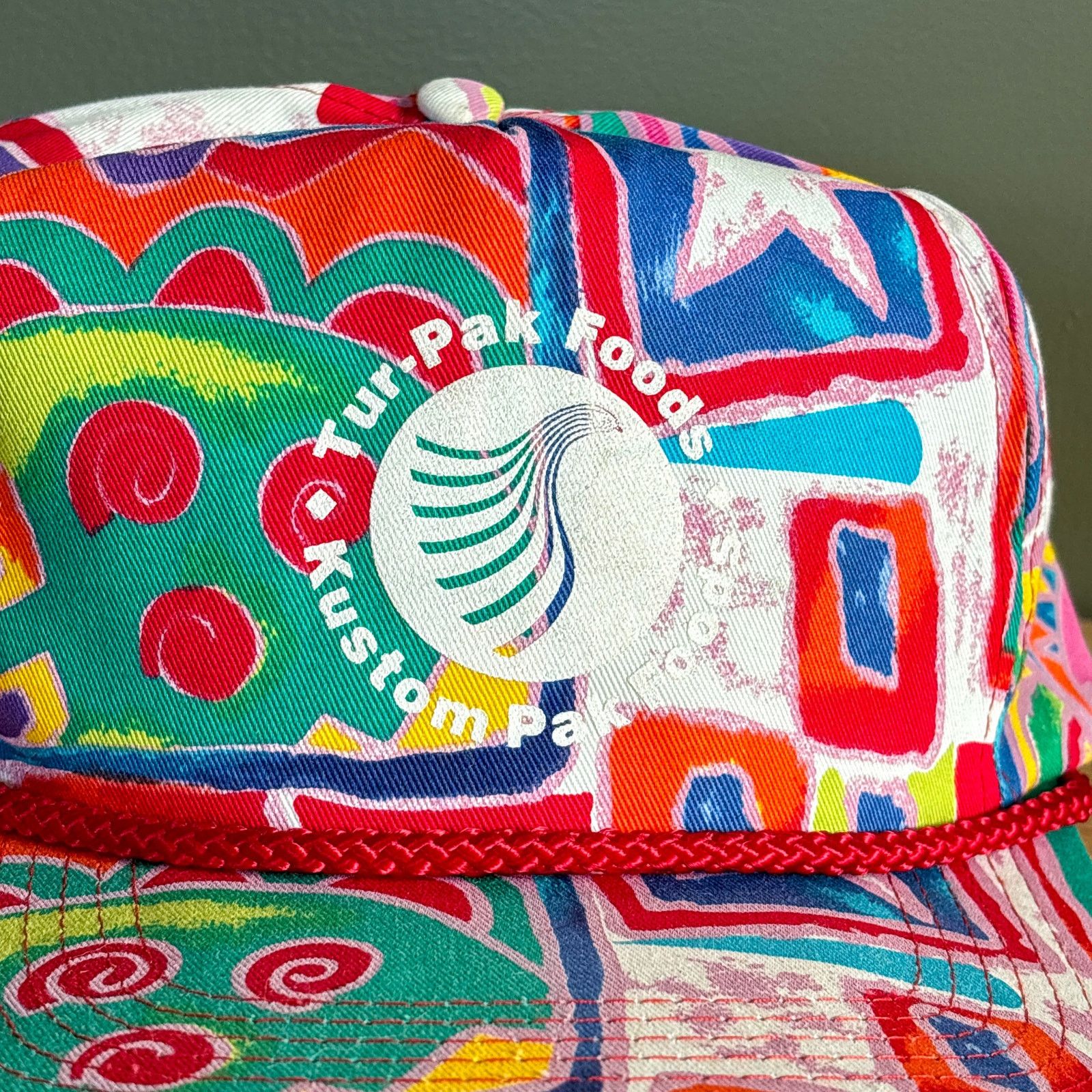 Other Vintage Tur-Pak Foods Kustom Pak Abstract Snapback Hat Size ONE SIZE - 2 Thumbnail