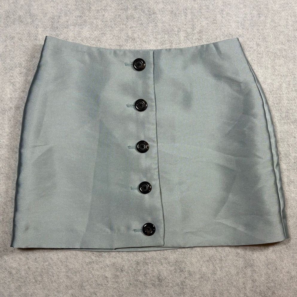 Urban Outfitters Urban Outfitters Button Front Mini Skirt Minimalist #0525 Size 27" / US 4 / IT 40 - 1 Thumbnail