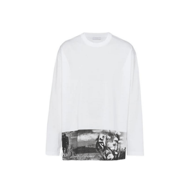 Prada Prada Long Sleeve T-shirt Size US M / EU 48-50 / 2 - 1 Thumbnail