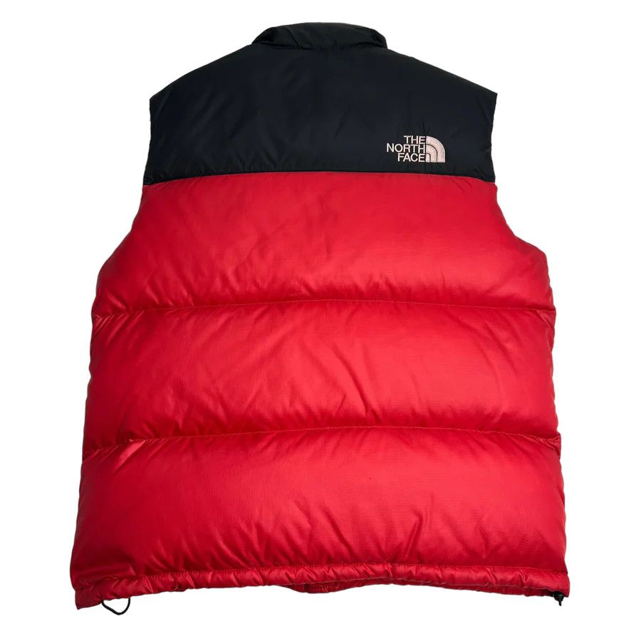 Red north face vest online