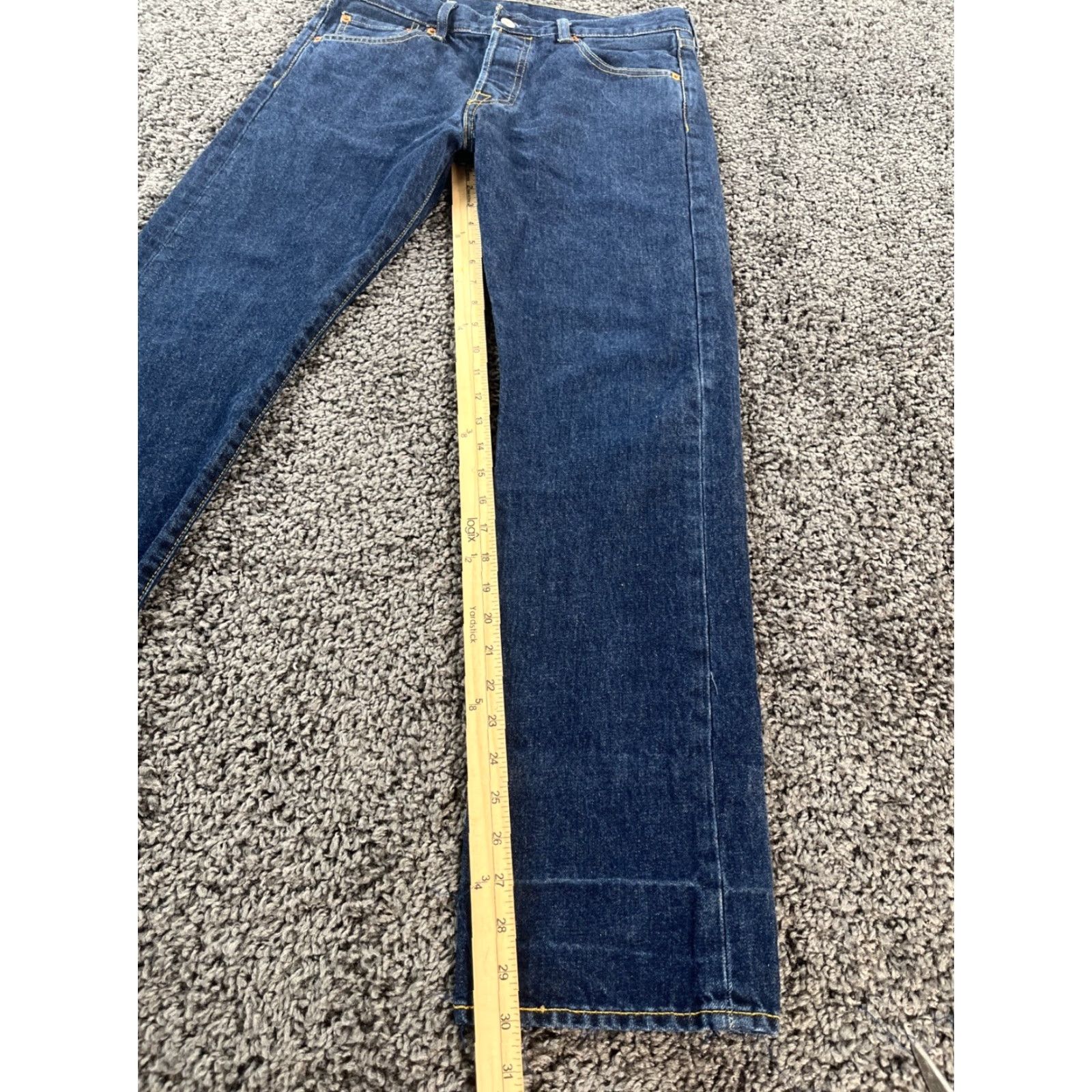 Levi's VINTAGE Levi's 501 Jeans Men 30x30 Straight Denim Blue 90s Cowboy USA Mens Jeans Regular 5-Pocket Size US 30 / EU 46 - 2 Thumbnail
