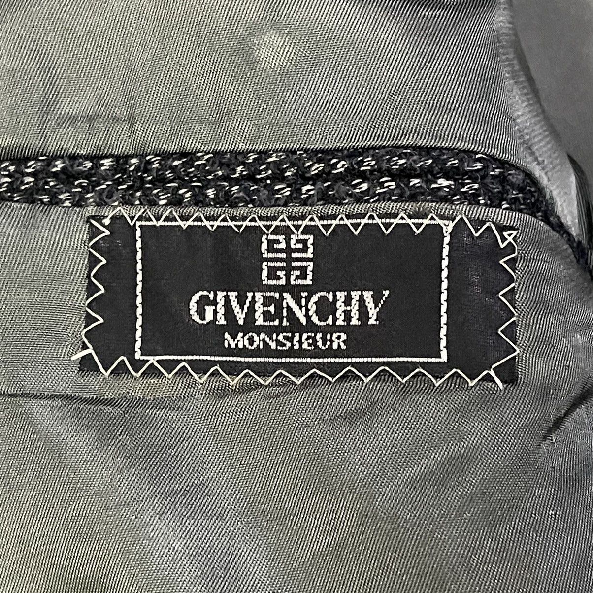 Givenchy Vintage Givenchy Monsieur Wool Double Breasted Coat Blazer Size US M / EU 48-50 / 2 - 8 Thumbnail