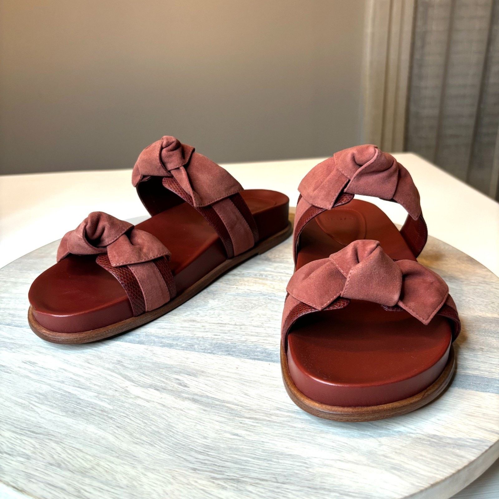Alexandre Birman Alexandre Birman Maxi Clarita Sandals Red Bow Women's US 9.5 Size US 9.5 / IT 39.5 - 6 Thumbnail
