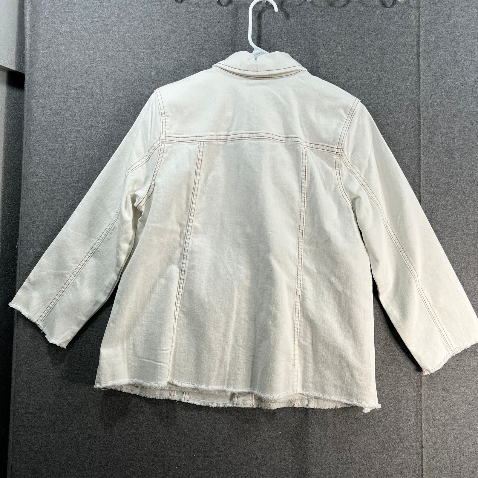 Other LOGO by Lori Goldstein Jeans Jacket 3/4 Sleeve Size XL / US 12-14 / IT 48-50 - 2 Thumbnail