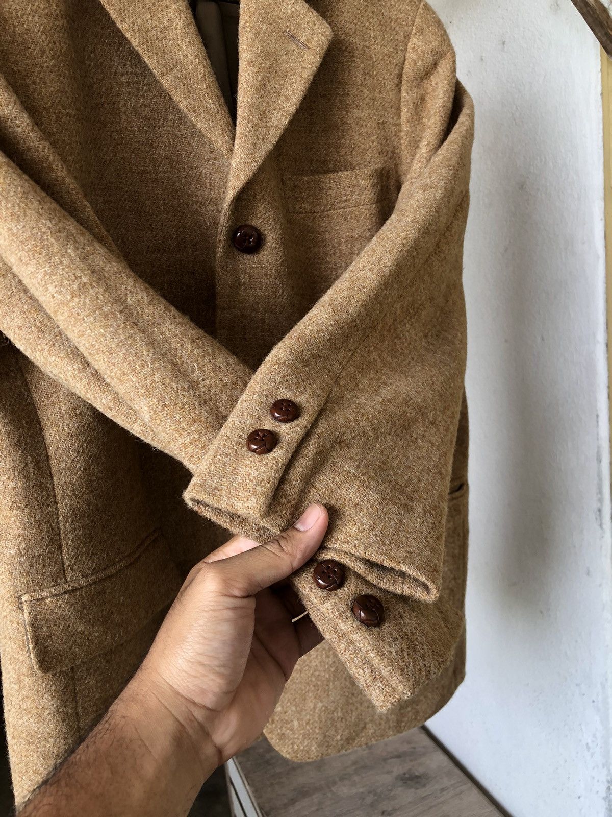Harris Tweed Vintage East Boy Men x Harris Tweed Wool Blazer Jacket Size US M / EU 48-50 / 2 - 6 Thumbnail