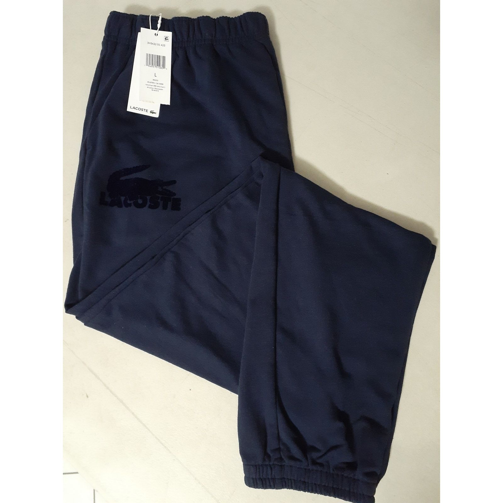 Lacoste Lacoste Men's Fleece Lounge Joggers Navy Blue Size L Size US 42 / EU 58 - 2 Thumbnail