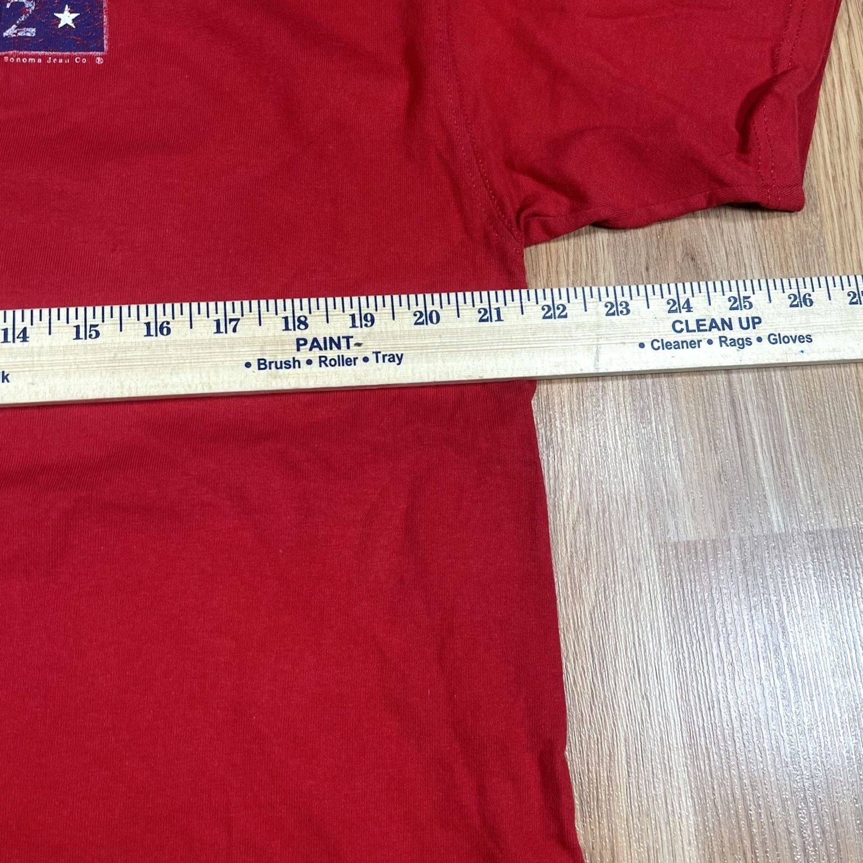 Vintage Sonoma T-Shirt Adult L Large Red 100% Cotton Crew Neck Short Sleeve Nike? Size US L / EU 52-54 / 3 - 6 Thumbnail