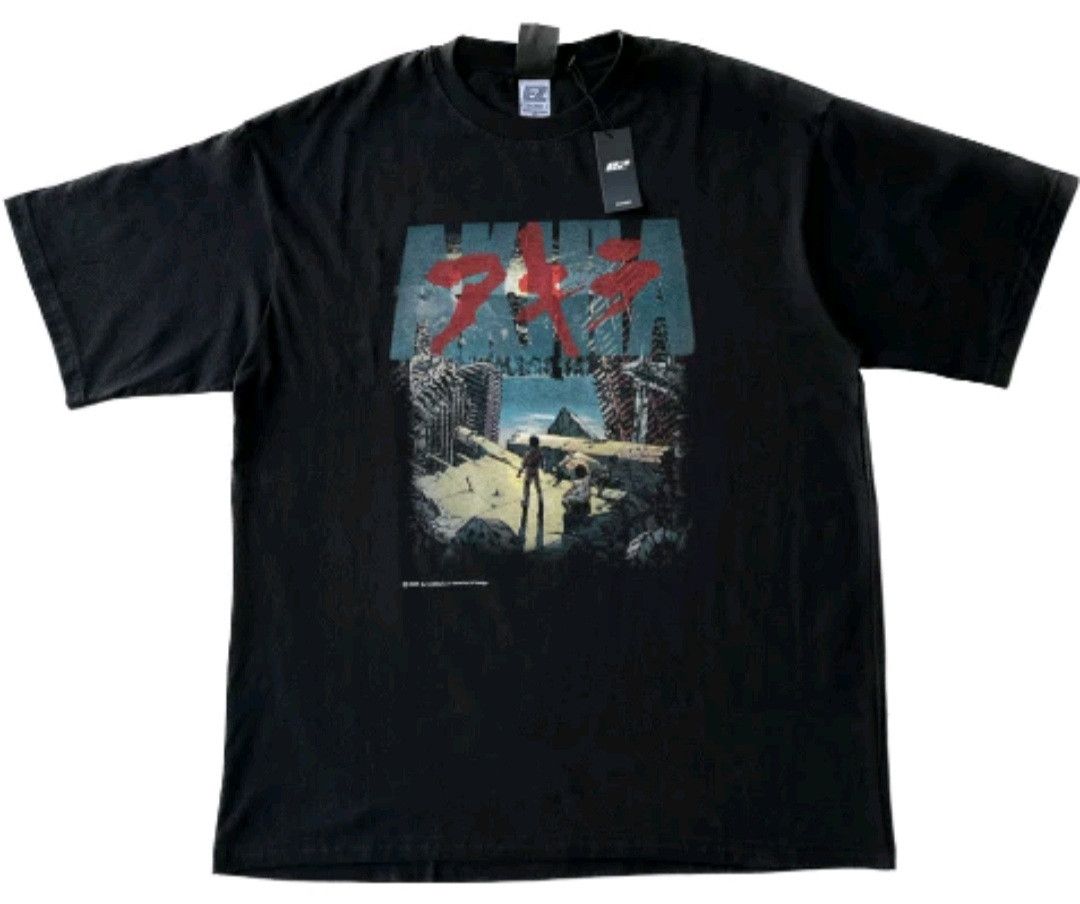 image of Rare Anime Akira Neo Tokyo Kaneda & Tetsuo Size L in Black, Men's