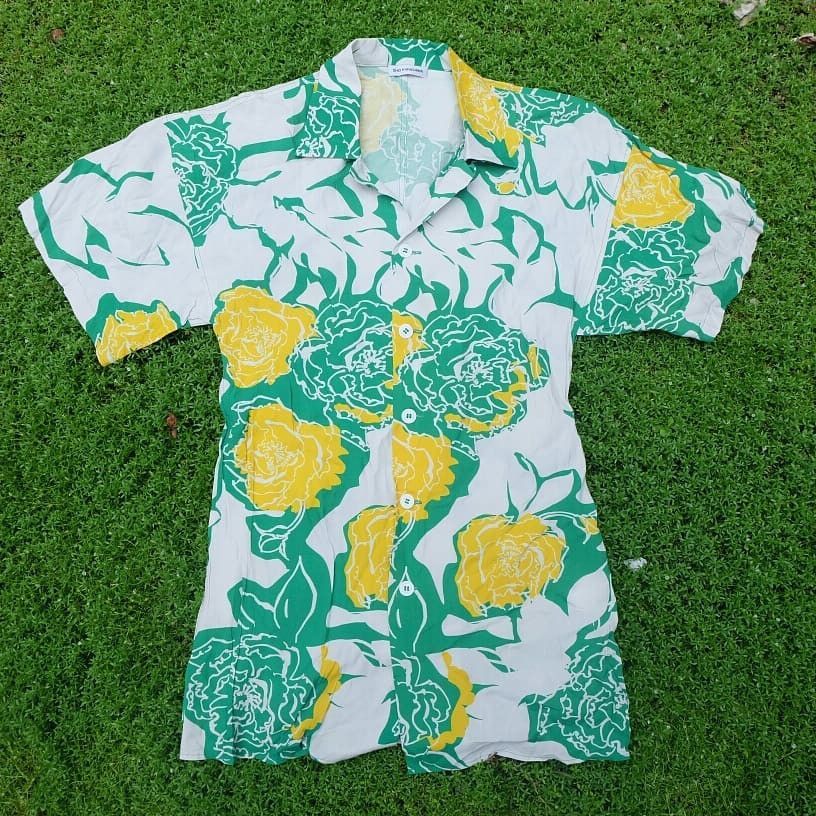 Japanese Brand Sho Kurashina Japanese Tropical beach sportswear shirt short Size US S / EU 44-46 / 1 - 1 Thumbnail