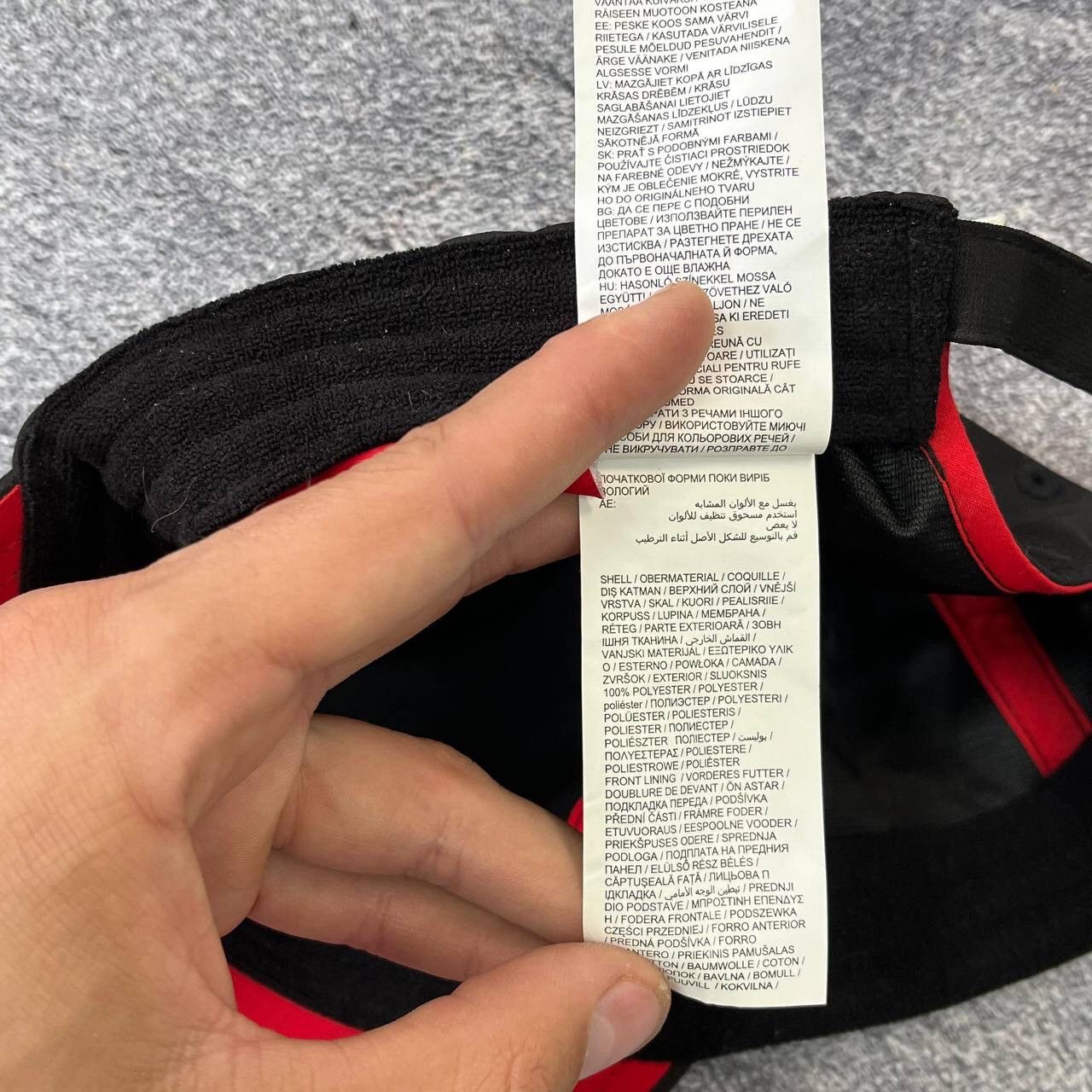 Ferrari Vintage Ferrari Formula 1 Scuredia Black Edition Hat Cap Size ONE SIZE - 2 Thumbnail