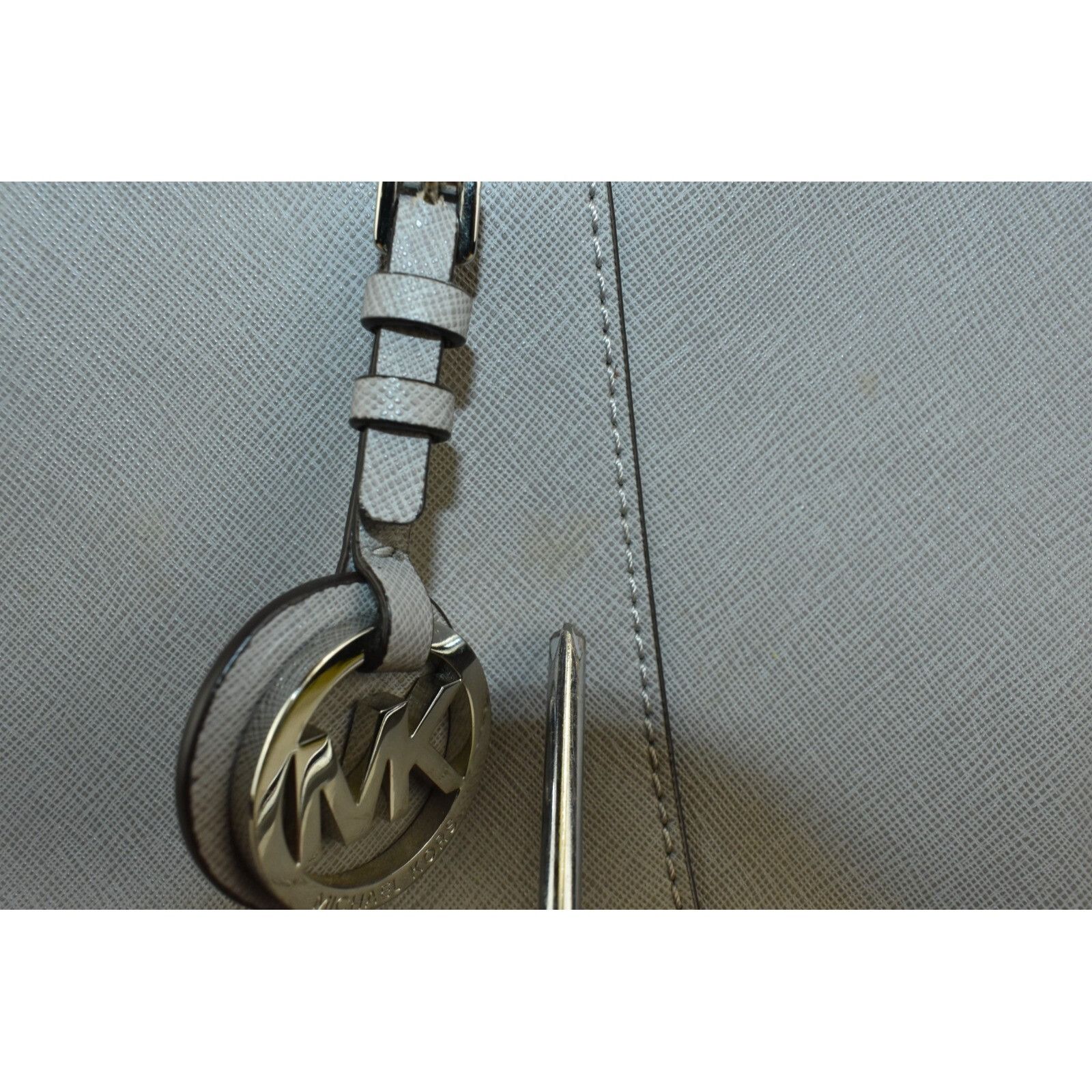 Michael Kors Michael Kors Jet Set Top Zip Tote Saffiano Leather Gray Shou Size ONE SIZE - 3 Thumbnail