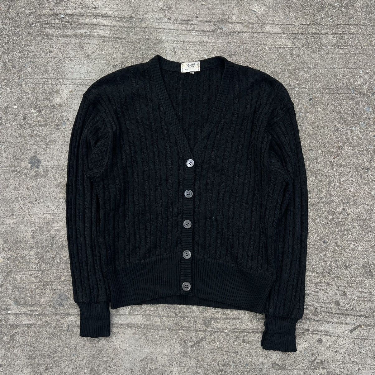 Celine VTG CELINE KNIT CADIGAN 80s Size US M / EU 48-50 / 2 - 1 Thumbnail