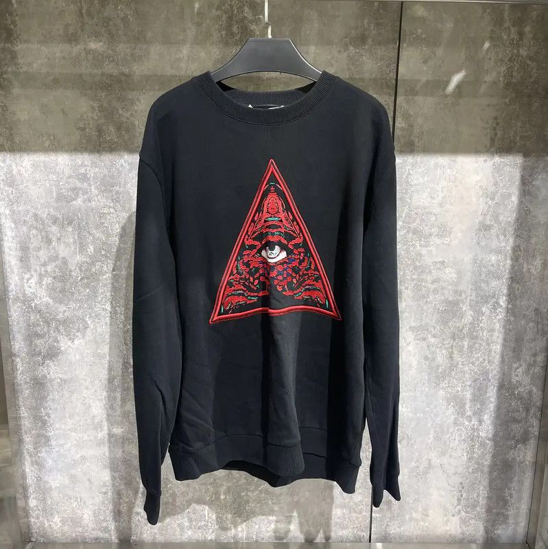 Givenchy Givenchy Black Cotton Men's Sweatshirt 0089 Size US XXL / EU 58 / 5 - 1 Thumbnail