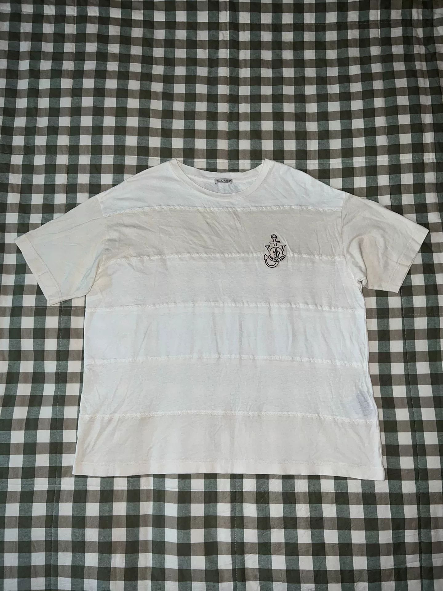 Moncler Moncler x JW Anderson Embroidered Logo T-shirt Size US XL / EU 56 / 4 - 1 Thumbnail