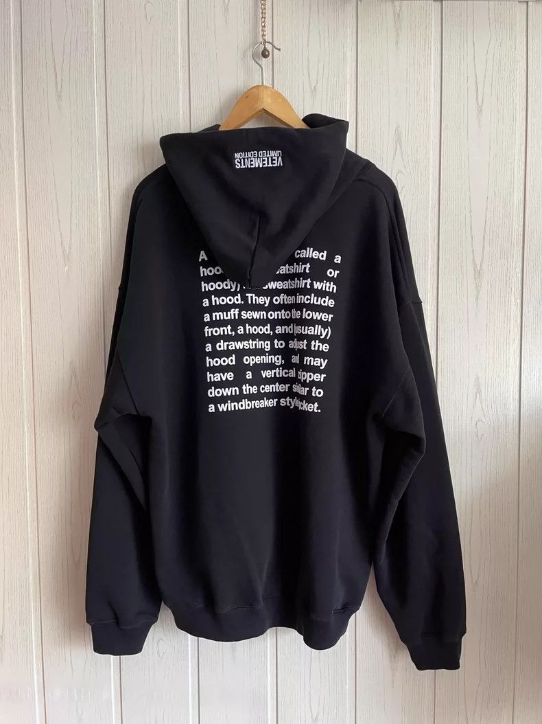 Vetements Vetements Instruction Manual Hoodie Size US M / EU 48-50 / 2 - 1 Thumbnail