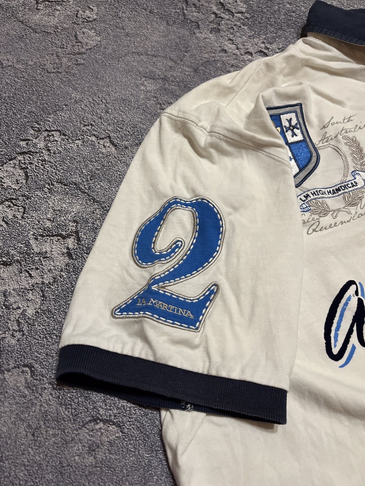 La Martina × Vintage Vintage La Martina Australian Polo Team Polo T-shirt Size US XXL / EU 58 / 5 - 7 Thumbnail