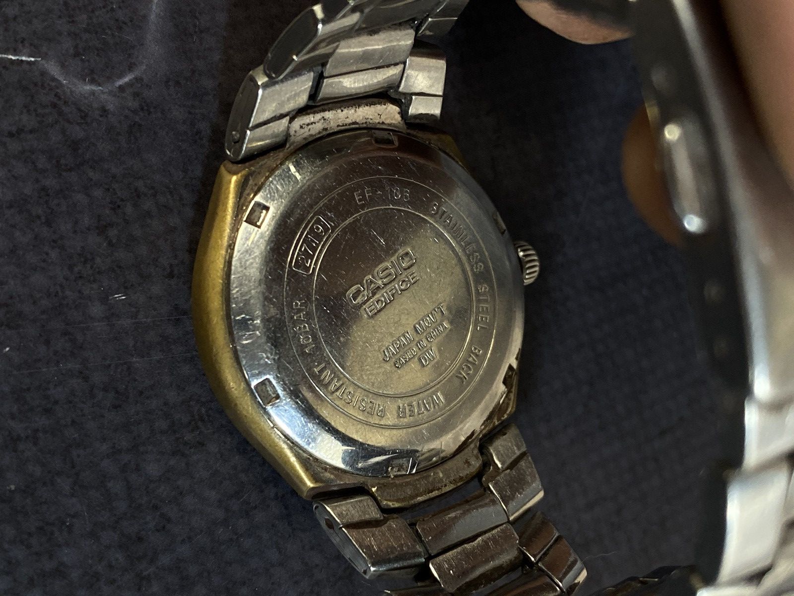 Casio × Japanese Brand × Vintage Casio Edifice EF-108D Золотистые Часы Japanese Brand Size ONE SIZE - 8 Thumbnail