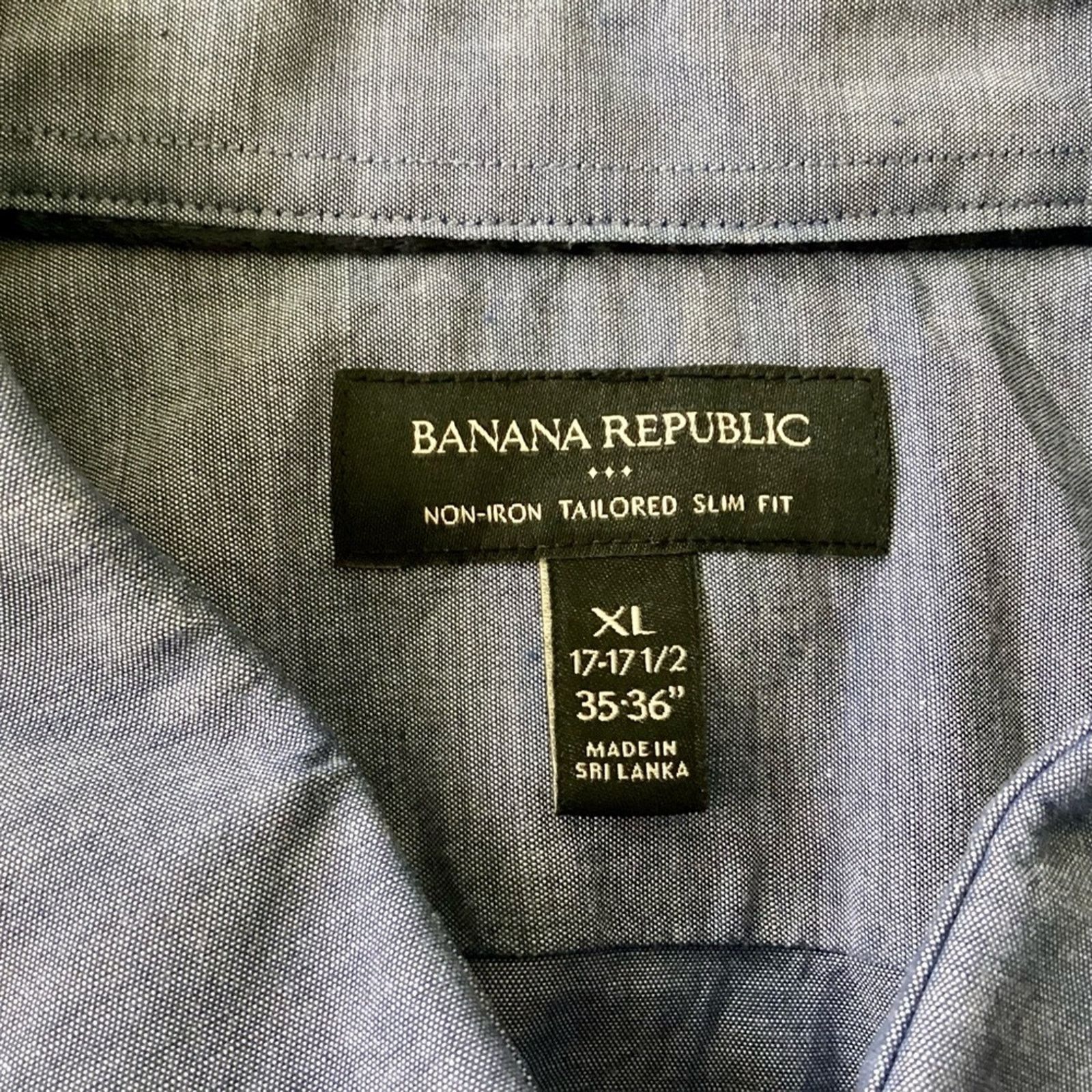 Banana Republic Banana Republic Tailored Slim Fit Button Down Size US XL / EU 56 / 4 - 3 Thumbnail