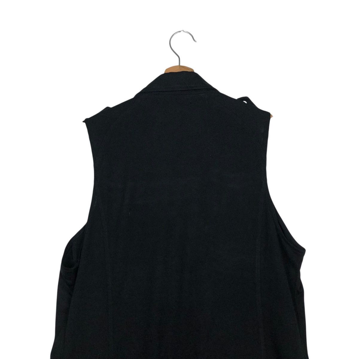Hysteric Glamour 📌Rich Black Double Collar Tank Top Punk Design In The Attic Size US M / EU 48-50 / 2 - 10 Thumbnail