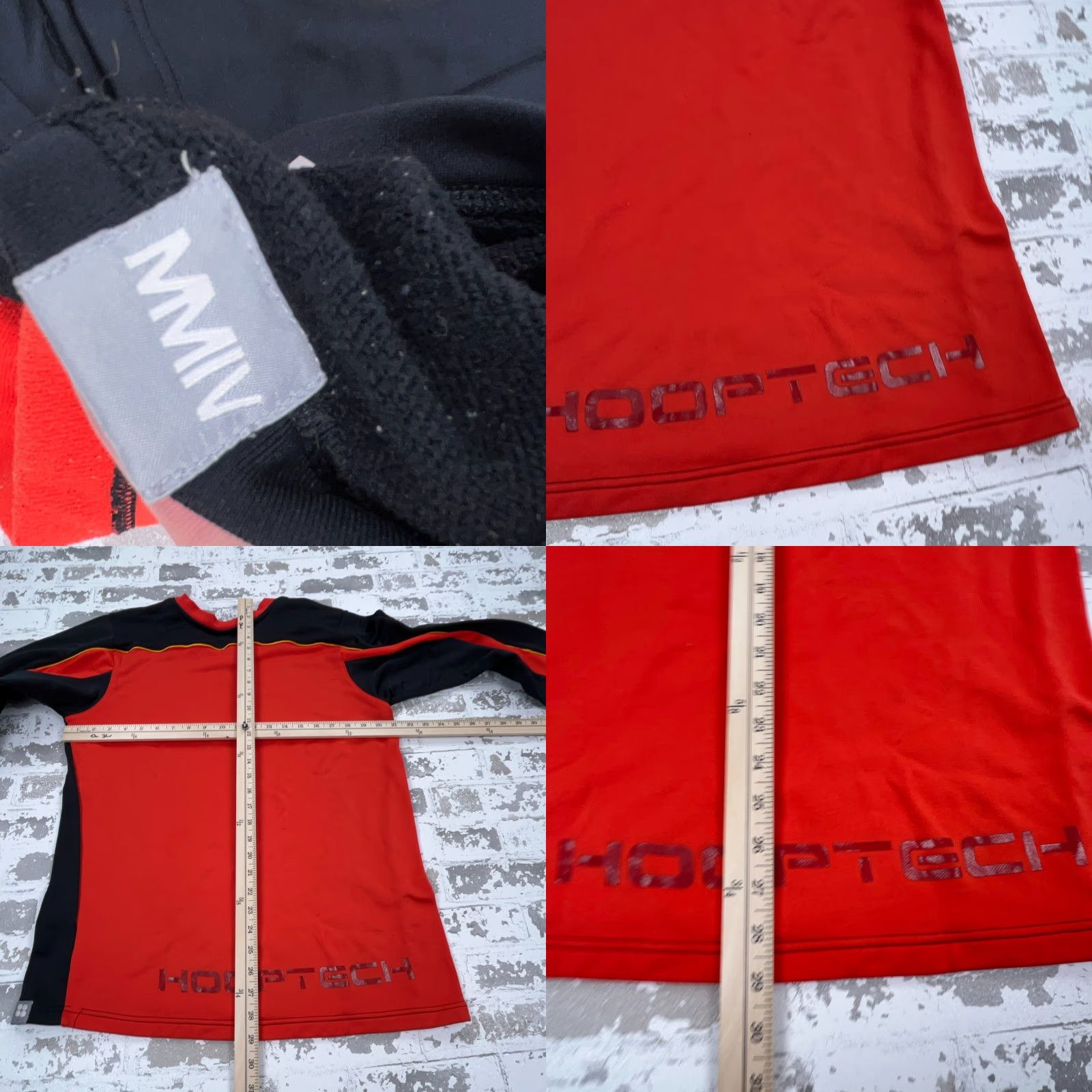 Nike VINTAGE Nike Sweatshirt Men L Black Red Center Swoosh Hoop Tech Y2K Performance Size US L / EU 52-54 / 3 - 9 Thumbnail